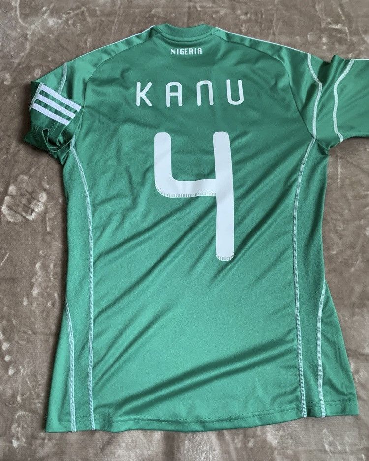 Adidas Kanu nigeria jersey Size US S / EU 44-46 / 1 - 1 Thumbnail