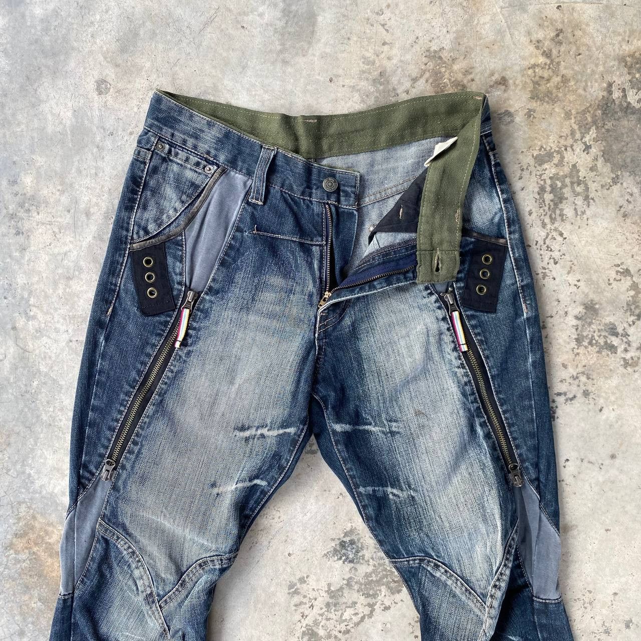 PPFM PPFM BONDAGE FADED WASH GHOSTCLAW MARK SPIRAL KNEE Size US 30 / EU 46 - 11 Thumbnail
