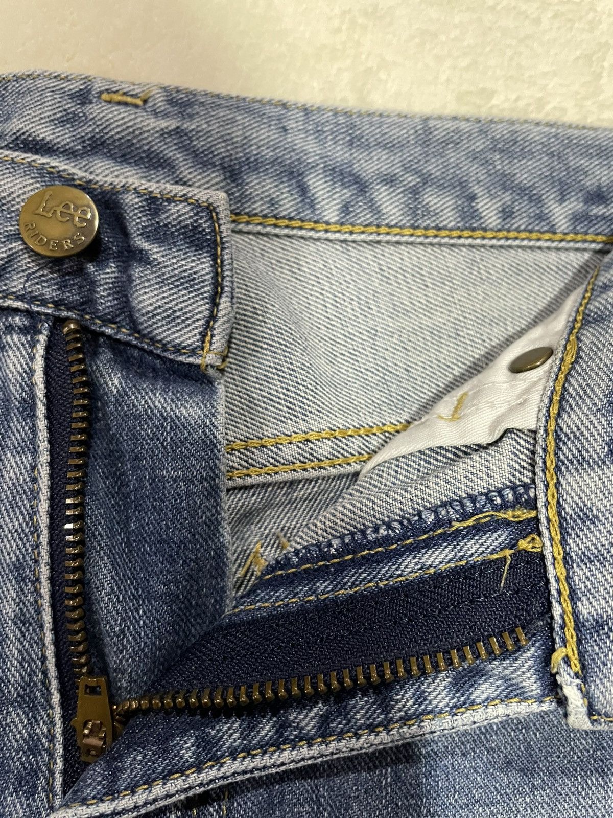Japanese Brand Vintage Lee Rider Short Pants Distress Size US 28 / EU 44 - 6 Thumbnail