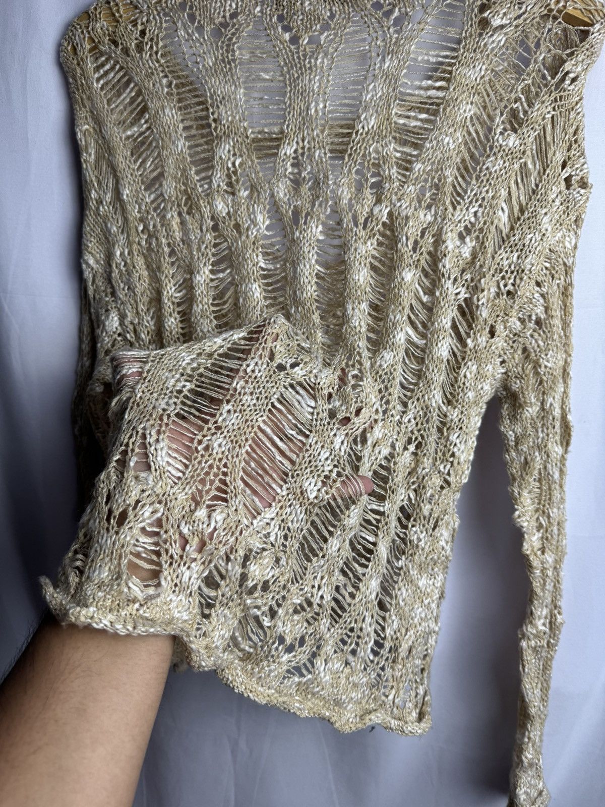 Beauty Beast × Hysteric Glamour × Japanese Brand Japanese Distressed Grunge Knit ifsix lgb styled Size US M / EU 48-50 / 2 - 4 Thumbnail