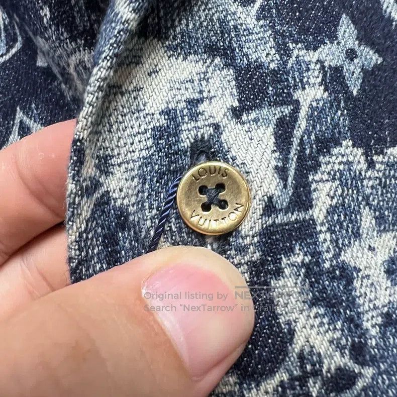 Louis Vuitton Louis Vuitton Tapestry full denim short sleeve shirt Size US S / EU 44-46 / 1 - 4 Thumbnail