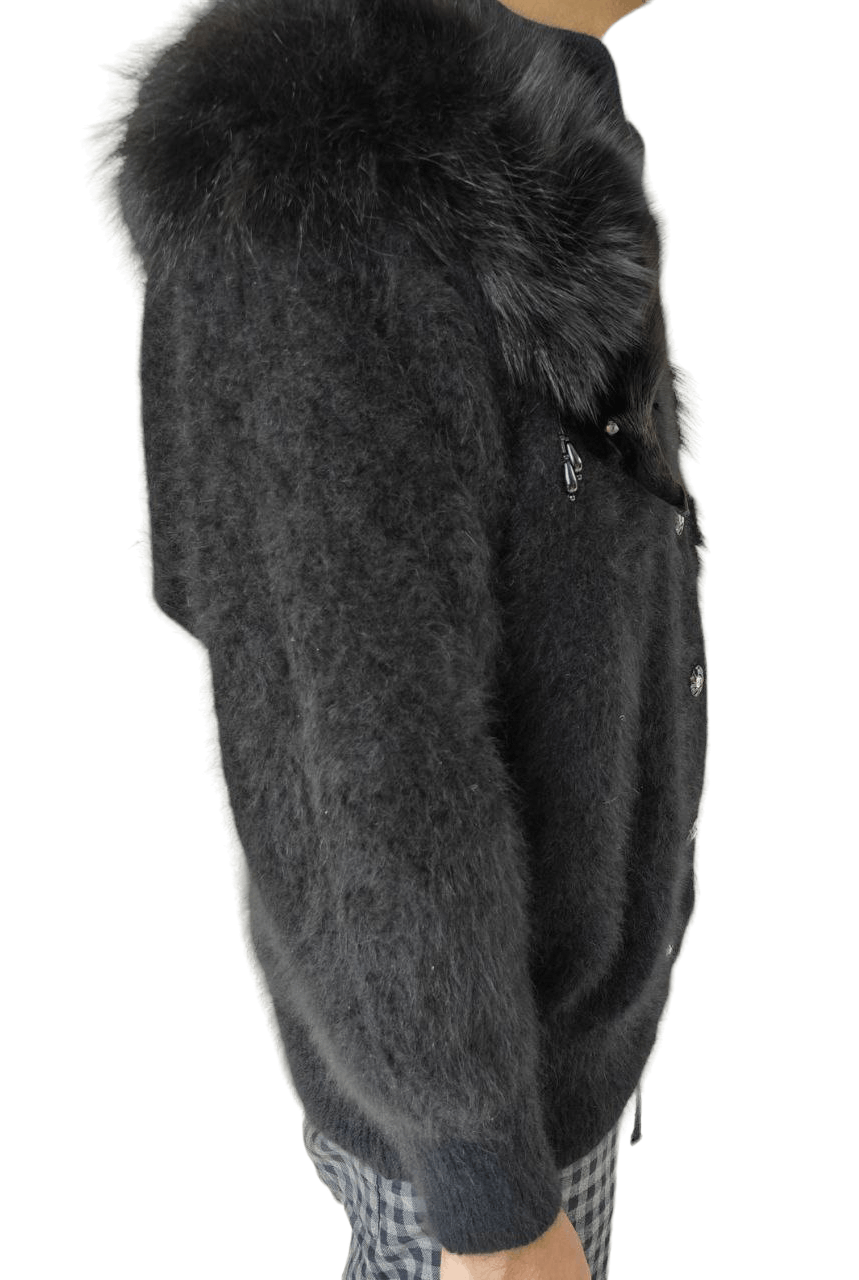 Japanese Brand Very Rare Vintage Runa Faux Fur Mohair Jacket Size US M / EU 48-50 / 2 - 7 Thumbnail