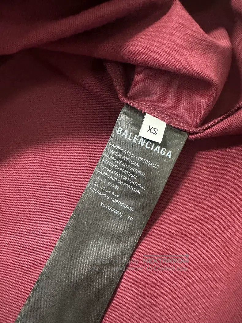 Balenciaga Balenciaga Double B Design! Bordeaux Red Color Size US XS / EU 42 / 0 - 3 Thumbnail