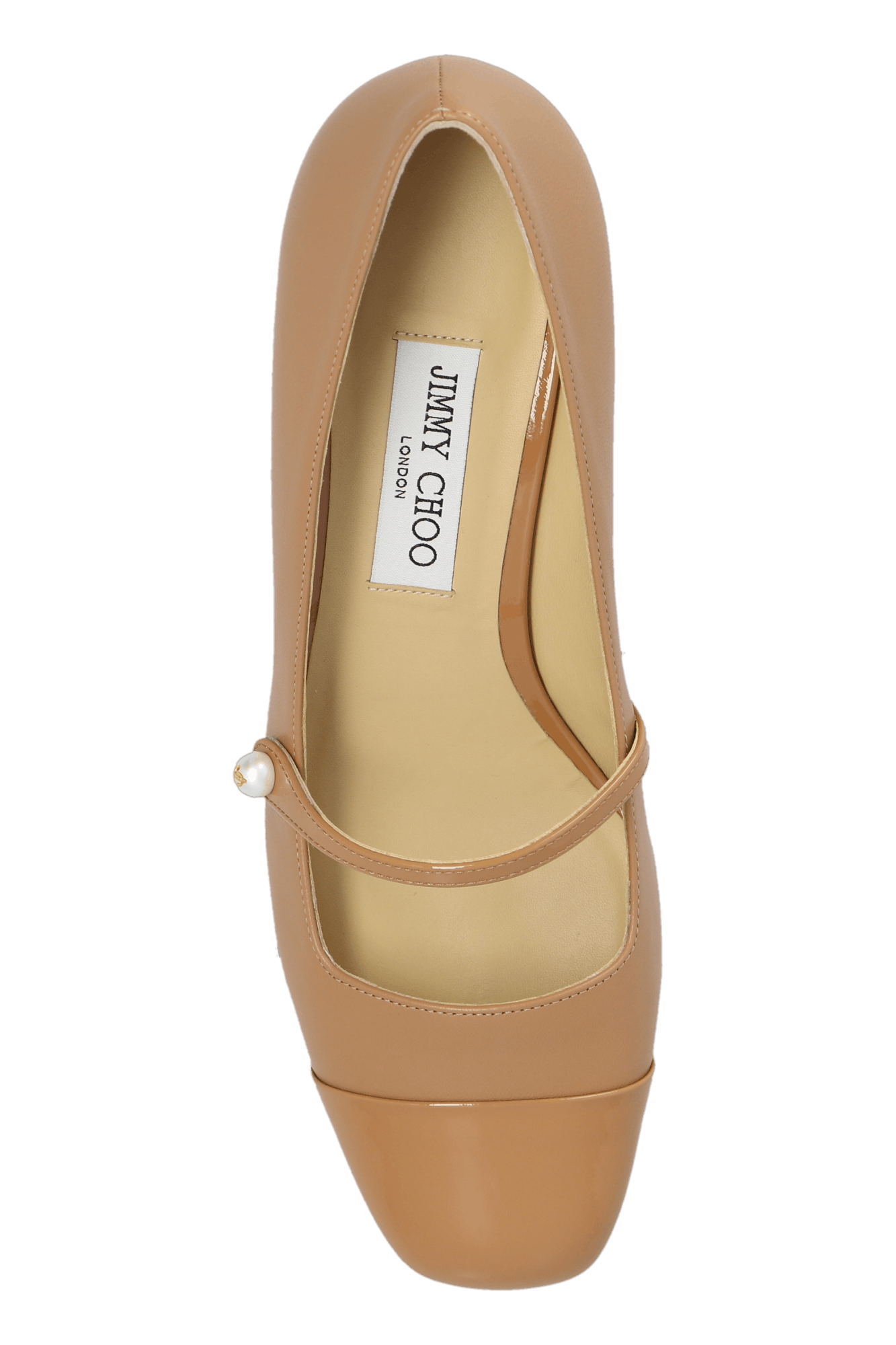 Jimmy Choo o1s22i1n1024 Mary Jane Pumps in Beige Size US 6 / IT 36 - 6 Thumbnail