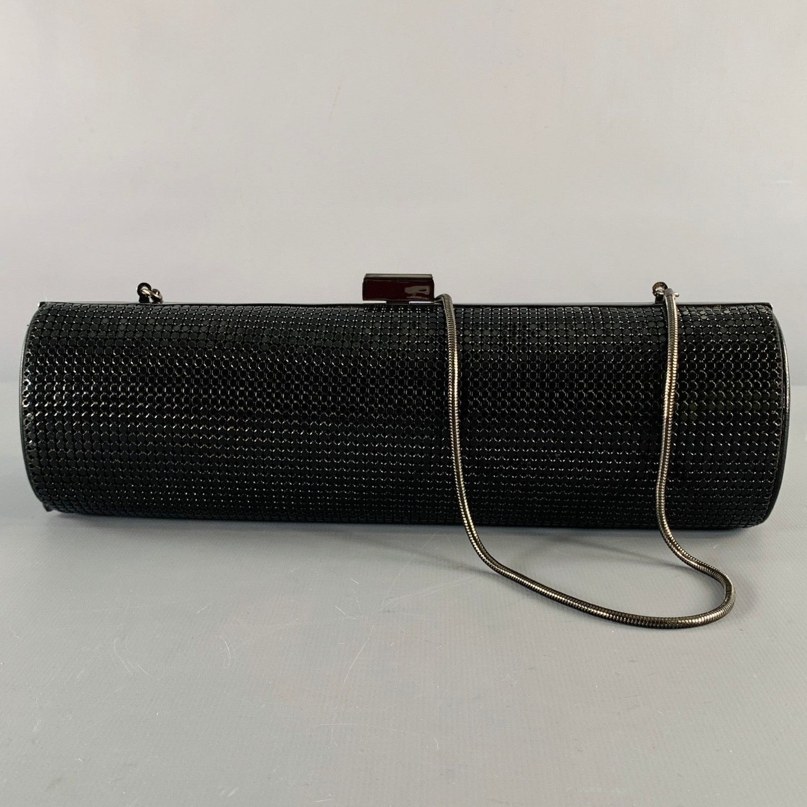 Other WHITING & DAVIS Black Mixed Materials Leather Metal Handbag Size ONE SIZE - 1 Thumbnail