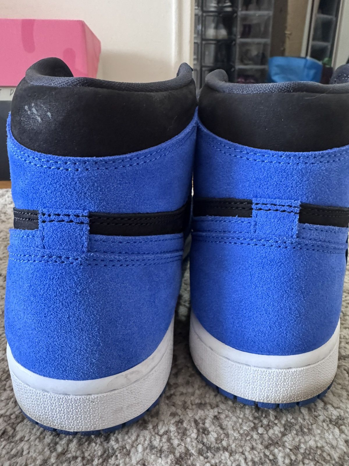 Nike JORDAN 1 RETRO HIGH OG ROYAL REIMAGINED SIZE 9 Size US 9 / EU 42 - 4 Thumbnail