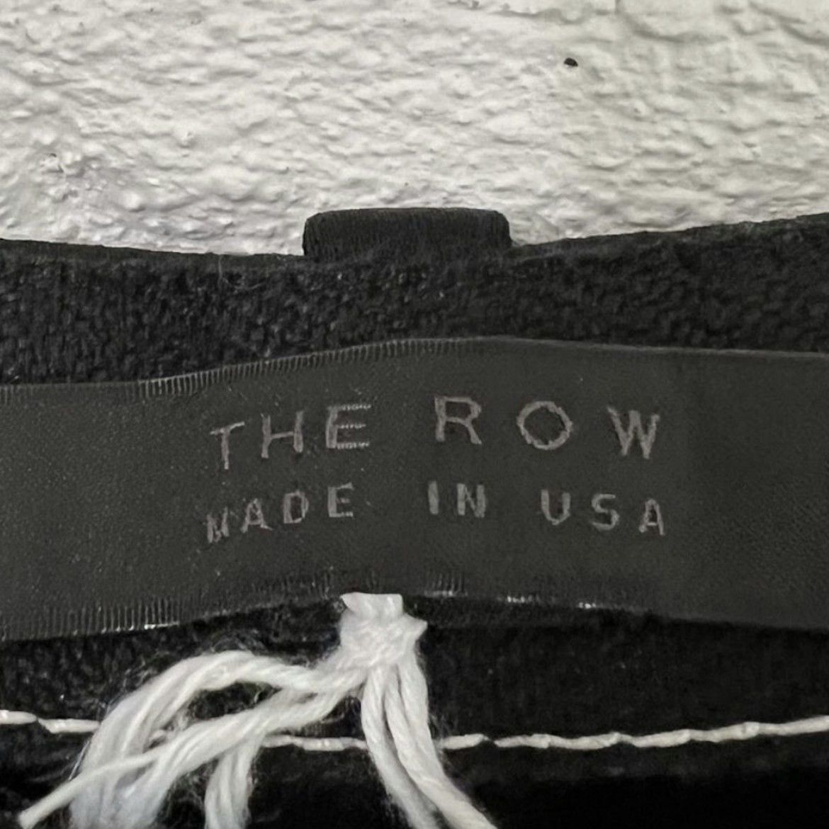 The Row The Row Firth Black Satin Crepe Trousers size 6 Size 28" / US 6 / IT 42 - 4 Thumbnail
