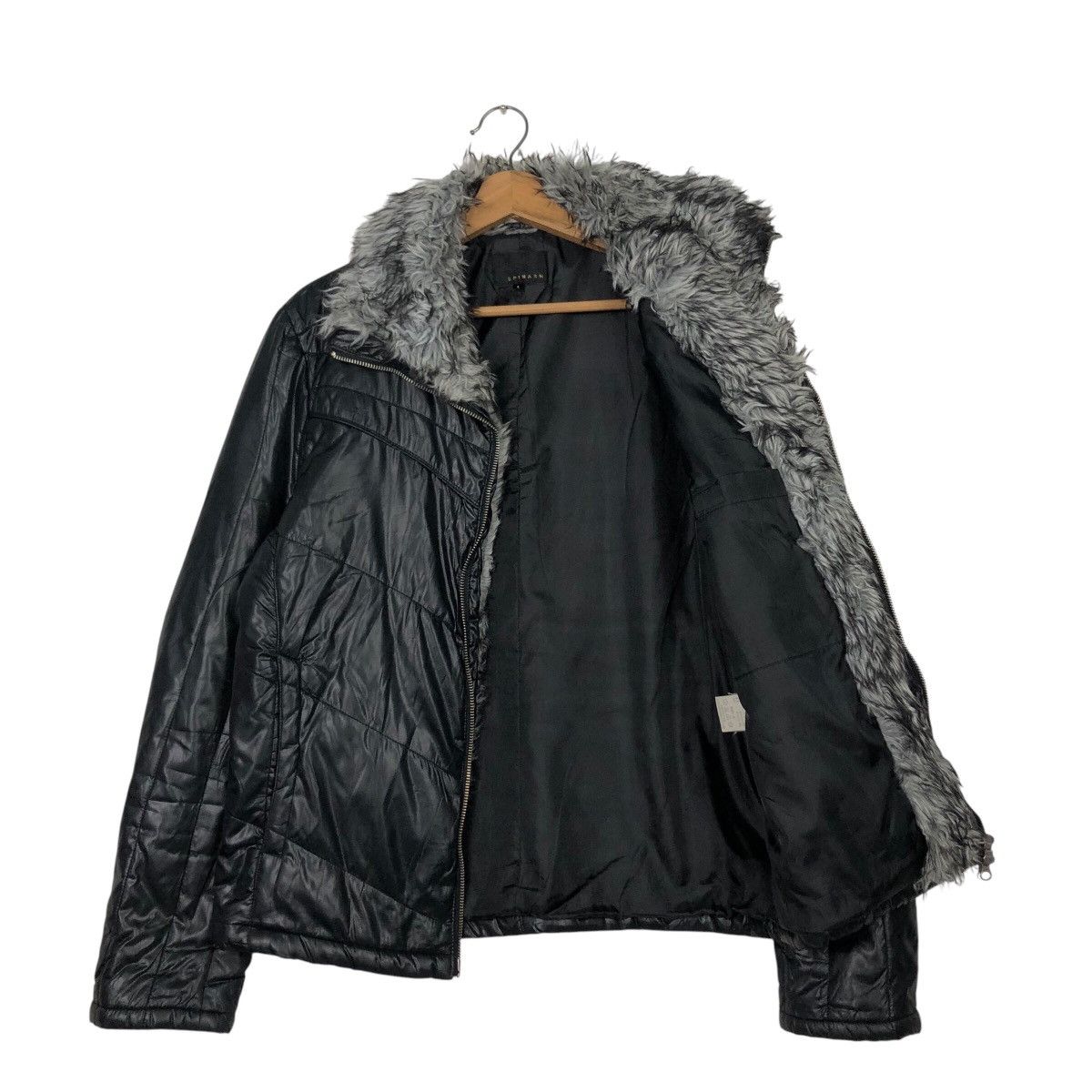 Japanese Brand 📌Vintage Light Puffer Jacket Spinash Mink Fur Hoodie Size US L / EU 52-54 / 3 - 12 Thumbnail