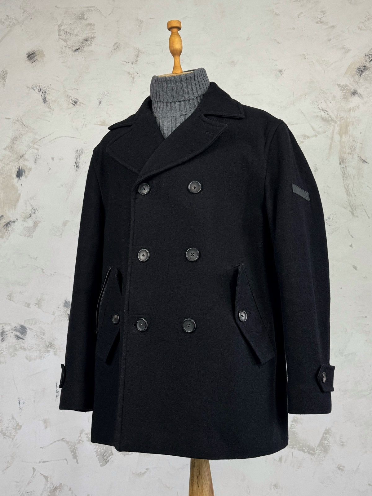 Marc O'Polo Marc O’Polo Double Breasted Wool Pea Coat Size L Size US L / EU 52-54 / 3 - 1 Thumbnail