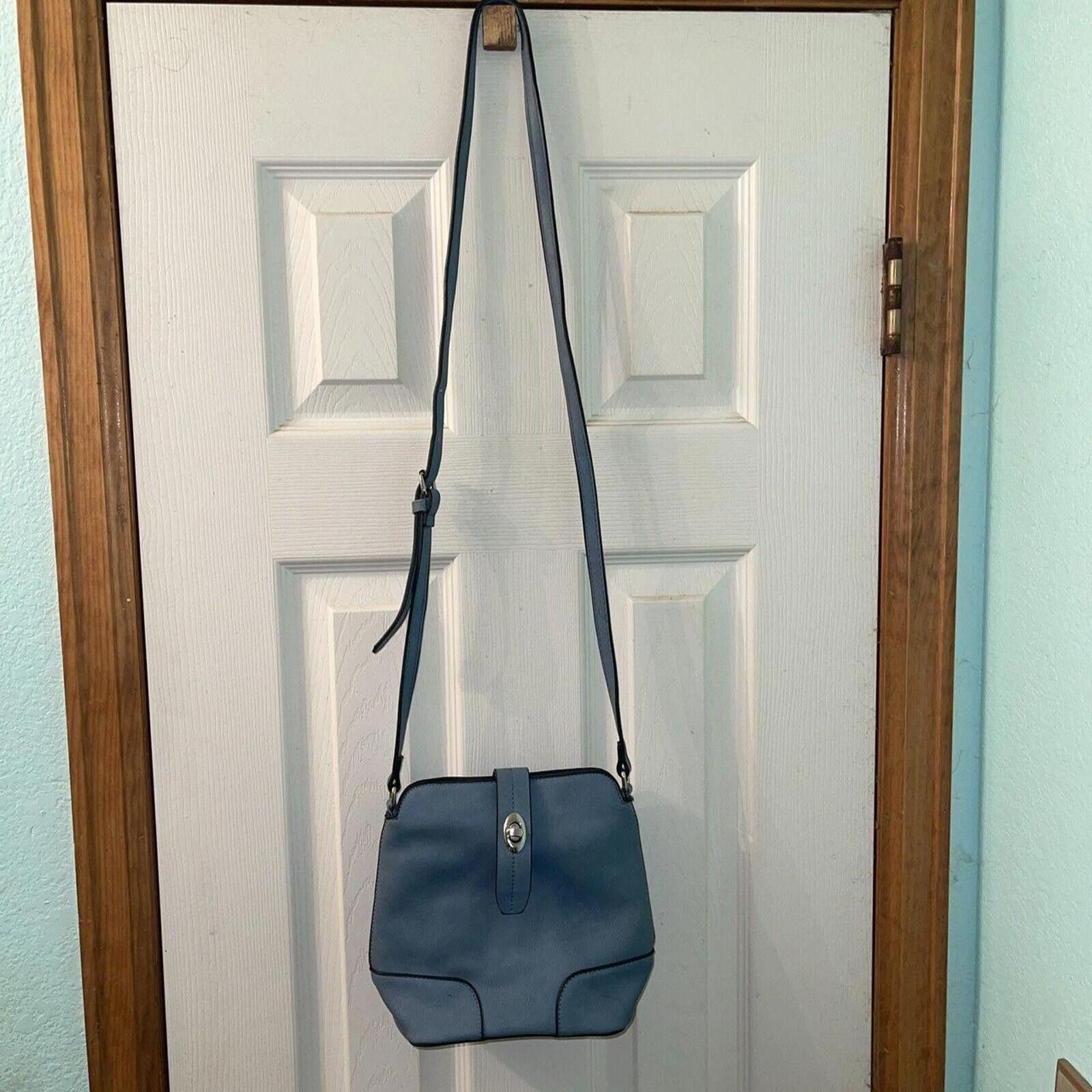 Designer Stylish Blue Crossbody Bag with Adjustable Strap Size ONE SIZE - 1 Thumbnail
