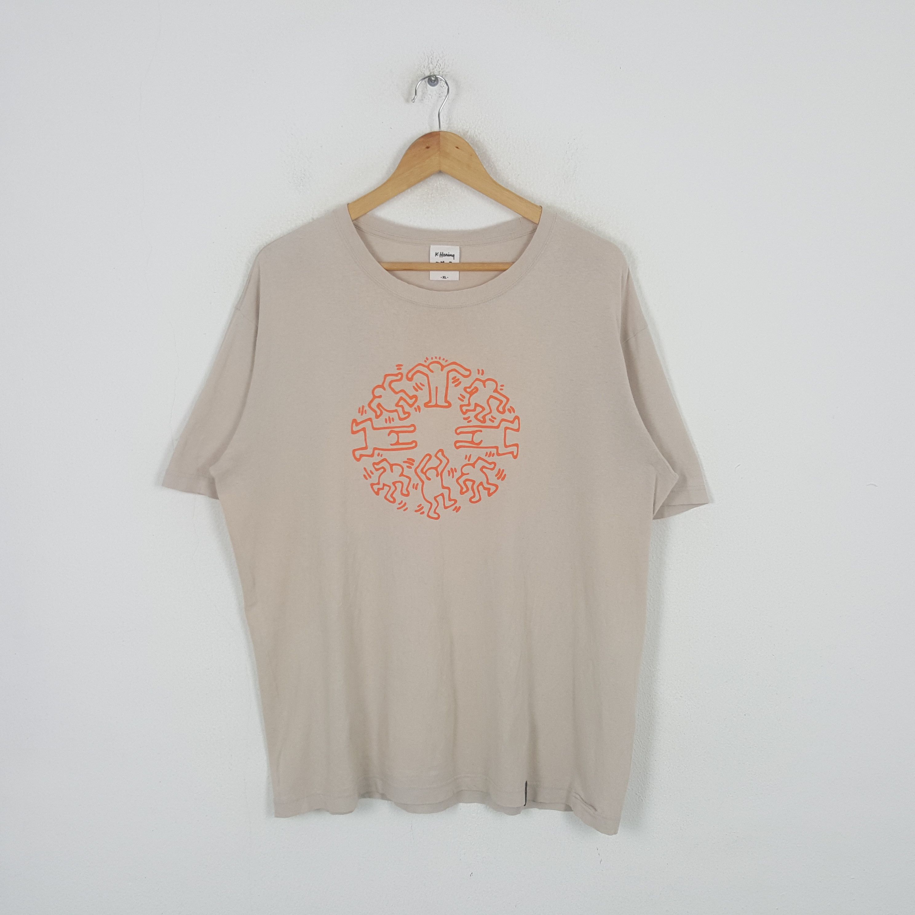 Keith Haring Vintage K. Haring American Art Tshirt RR30 Size US XL / EU 56 / 4 - 1 Thumbnail