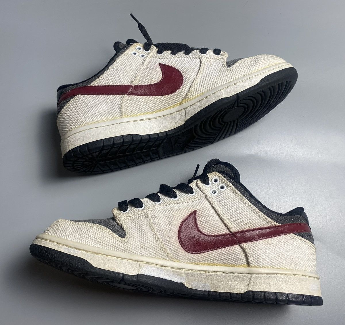 Nike Nike dunk low white team red black Greene Spark Size US 9 / EU 42 - 2 Thumbnail