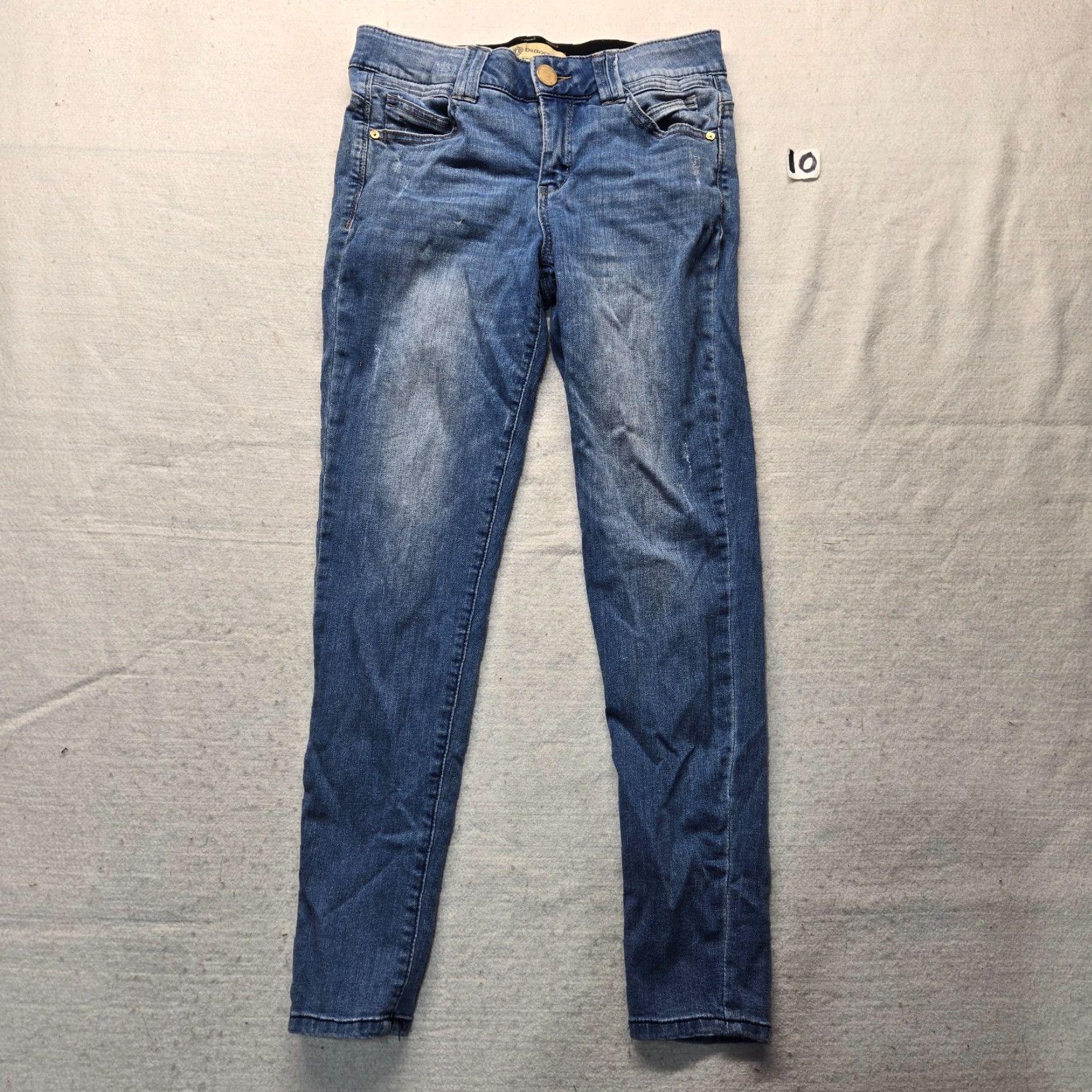 Vintage Democracy Jeans Blue Skinny Denim Stretch Pants Adult Women's 6 Jeans Women Skinny Blue 6 Democracy Jeans Skinny Womens 6 Size 28" / US 6 / IT 42 - 2 Thumbnail
