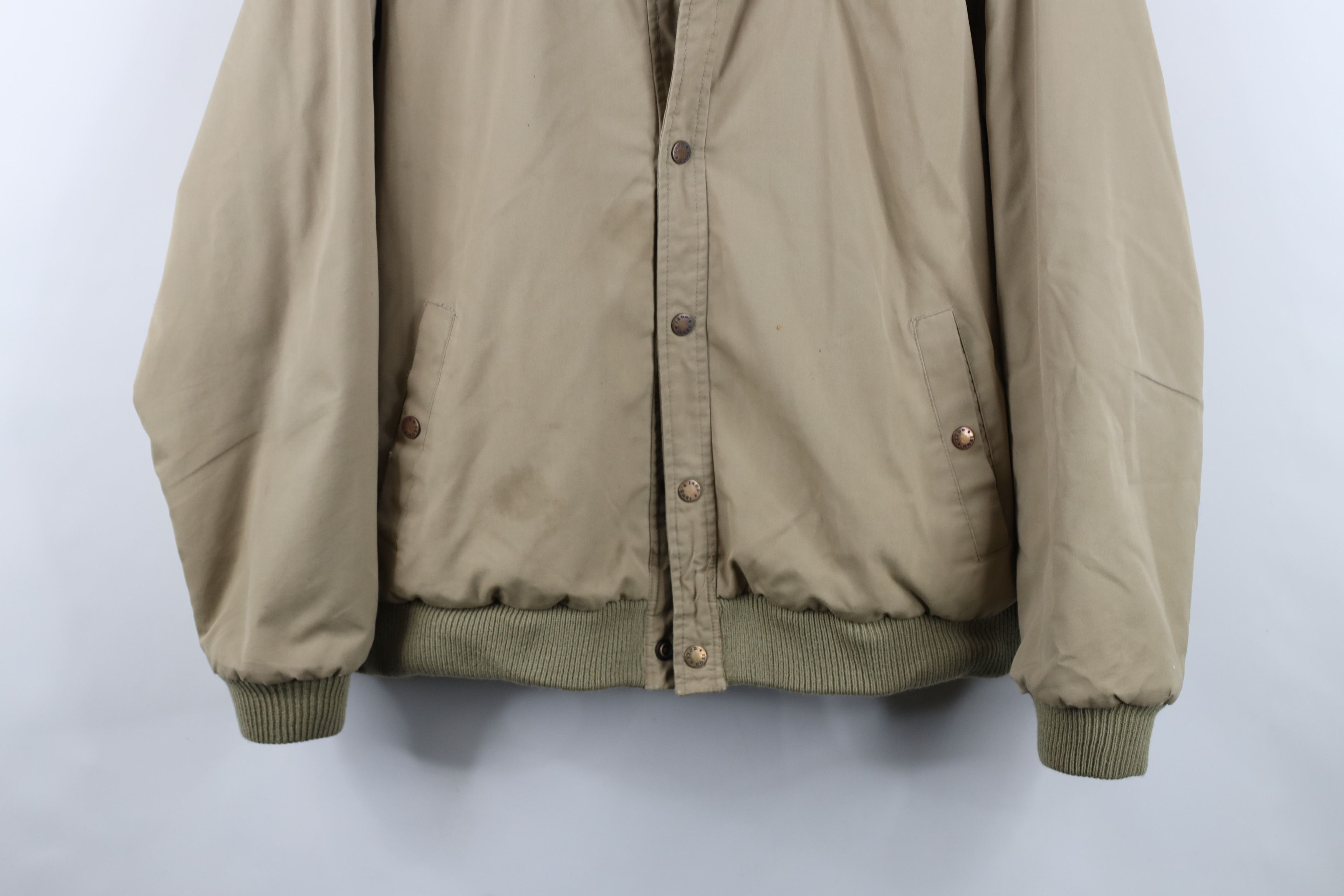 Lacoste Vintage 80s Izod Lacoste Wool Lined Croc Logo Hooded Jacket Size US XL / EU 56 / 4 - 3 Thumbnail
