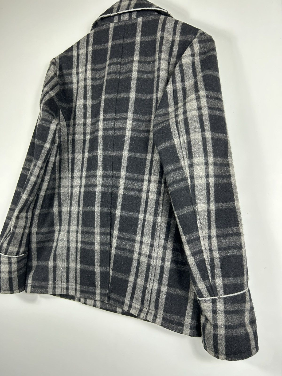 Japanese Brand 🔥Semantic Design Wool Double Breast Peacoat Size US L / EU 52-54 / 3 - 14 Thumbnail