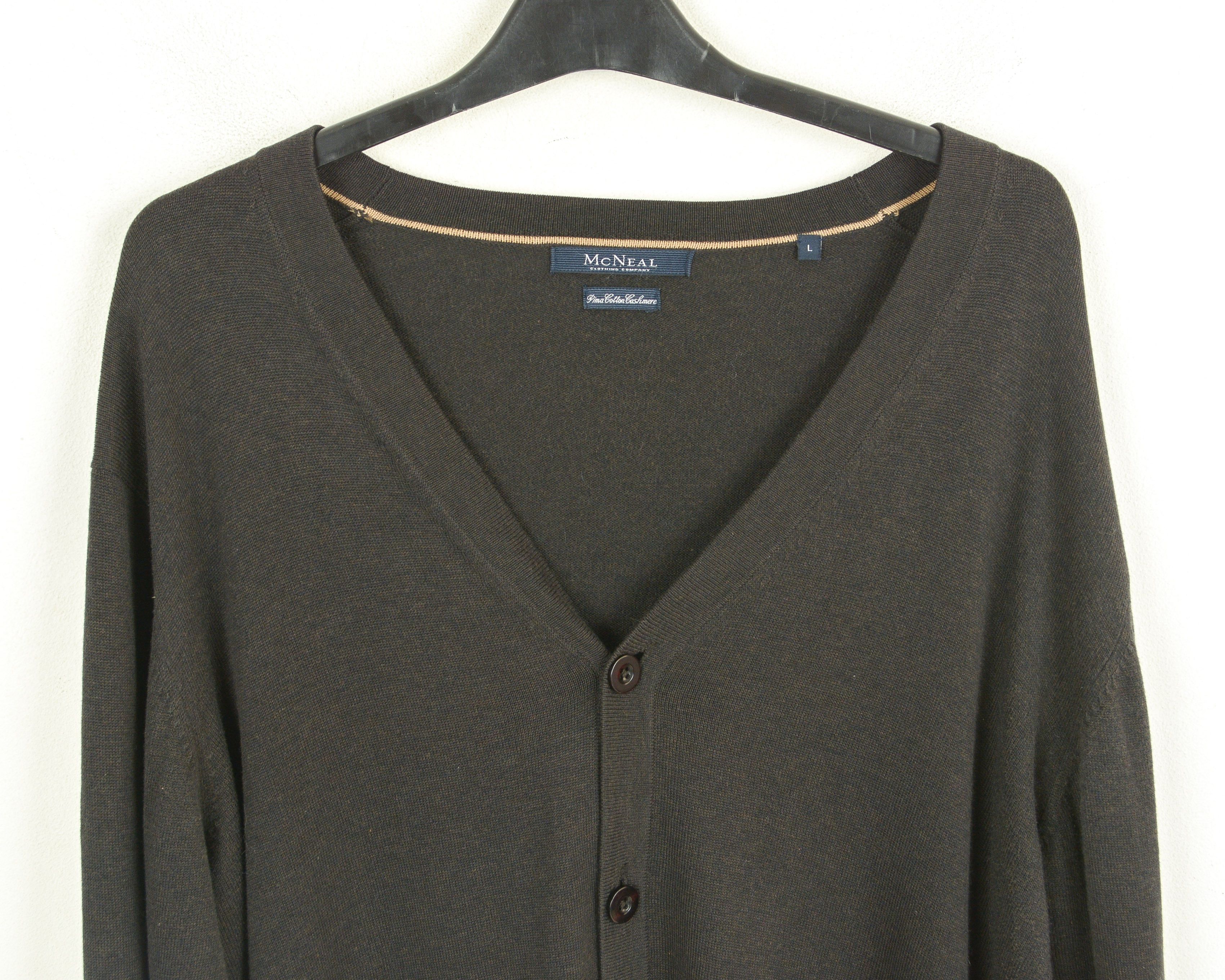 Other MCNEAL Adam Cardigan Cashmere Sweater Jumper Deep V-Neck Size US L / EU 52-54 / 3 - 2 Thumbnail