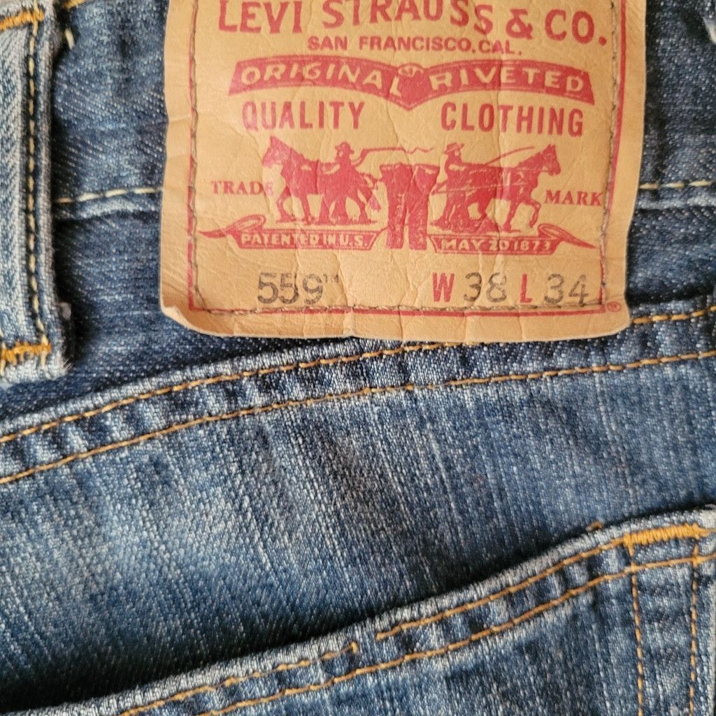 Levi's Levi's Relaxed Straight 100% Cotton Jeans Size 38/34 Men's Size US 38 / EU 54 - 12 Thumbnail