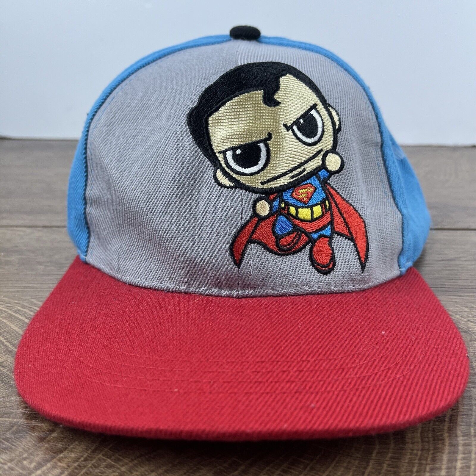Other Baby Superman Hat Gray Cap Superman Adjustable Hat Gray Adul Size ONE SIZE - 4 Thumbnail