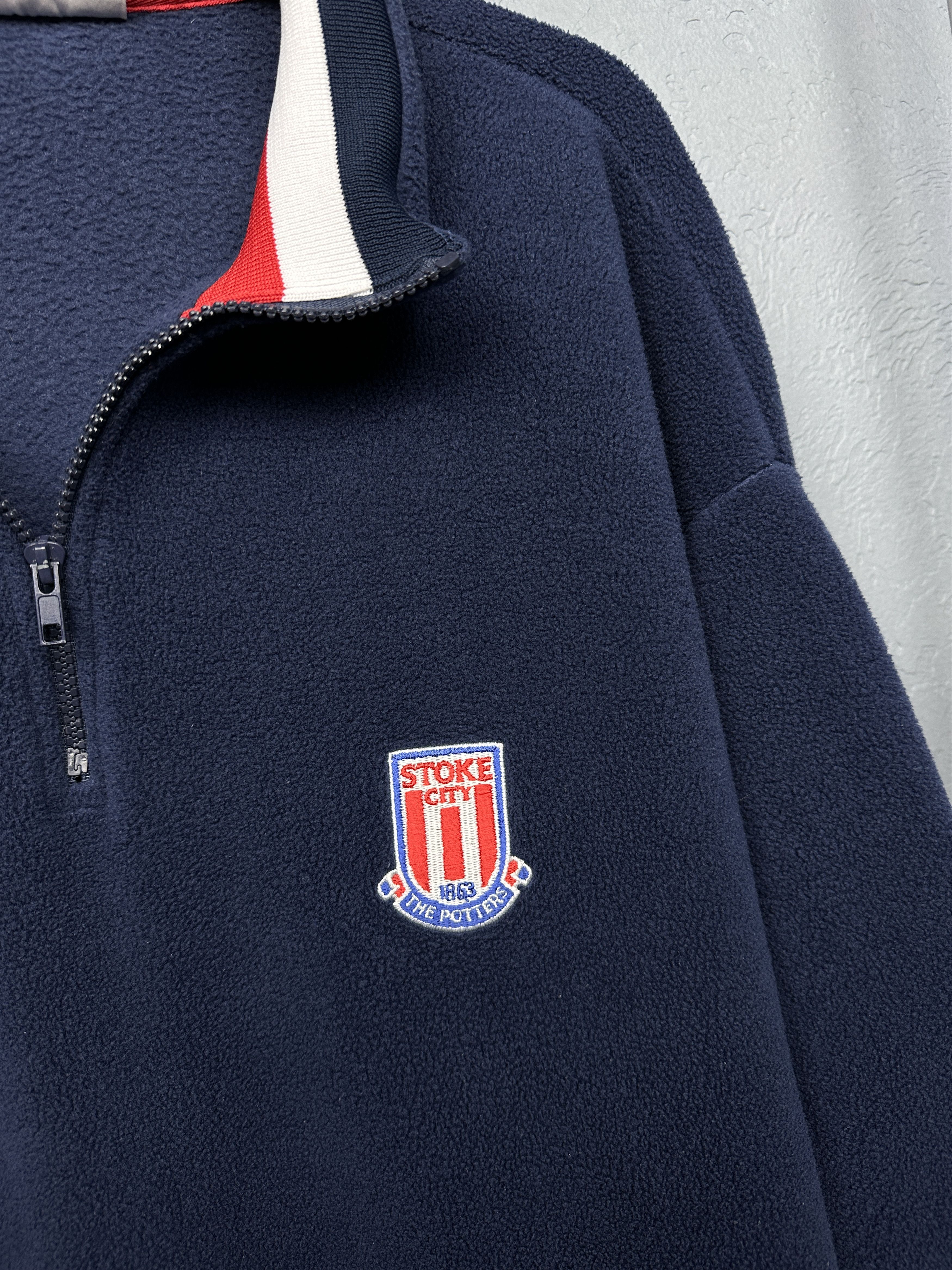 Puma Puma Stoke City Vintage Mens Football Fleece Jacket Size US XXL / EU 58 / 5 - 4 Thumbnail