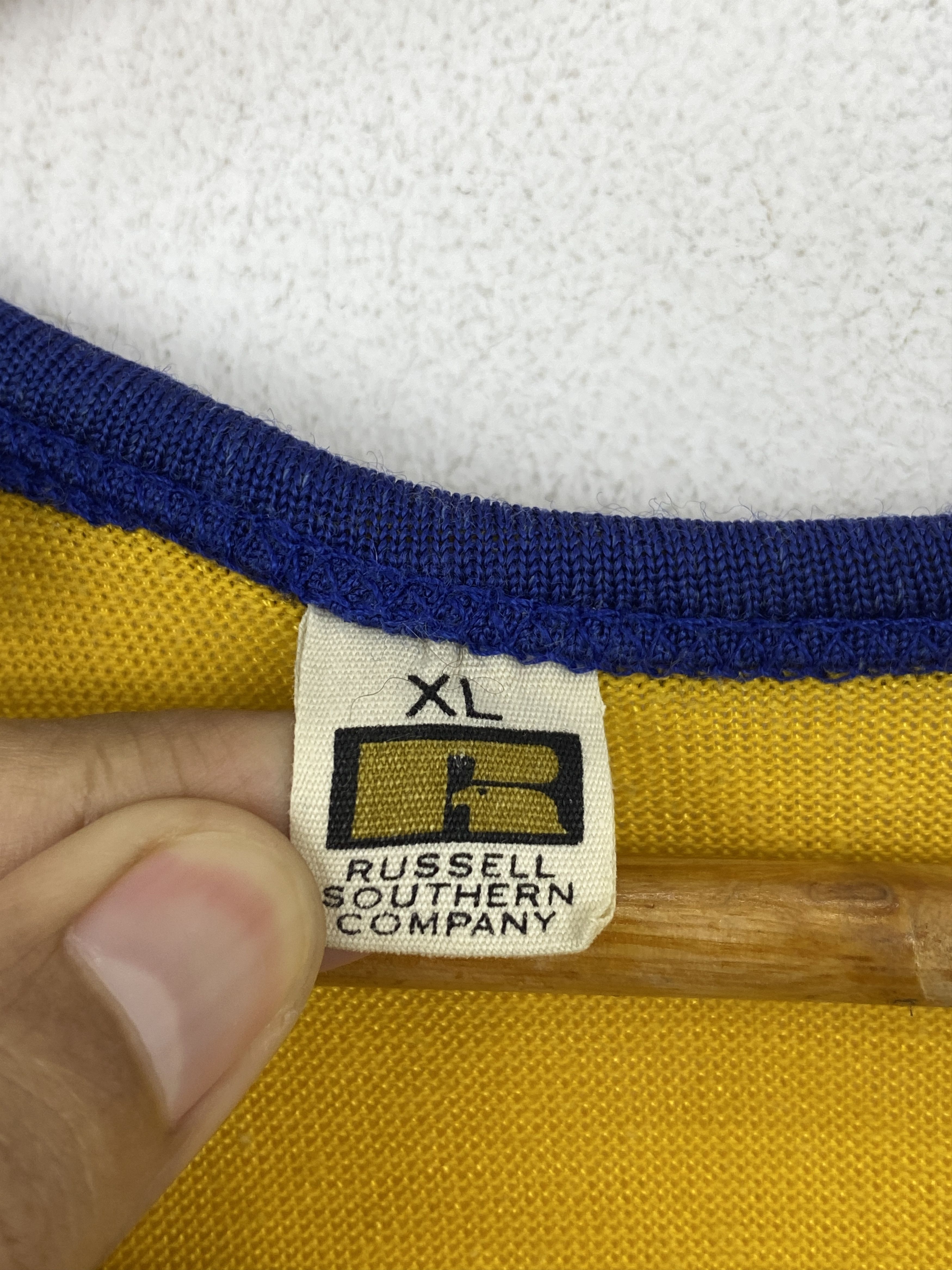 Russell Athletic Vintage 70s Russell Southern Company Jersey TA0537 Size US XL / EU 56 / 4 - 5 Thumbnail