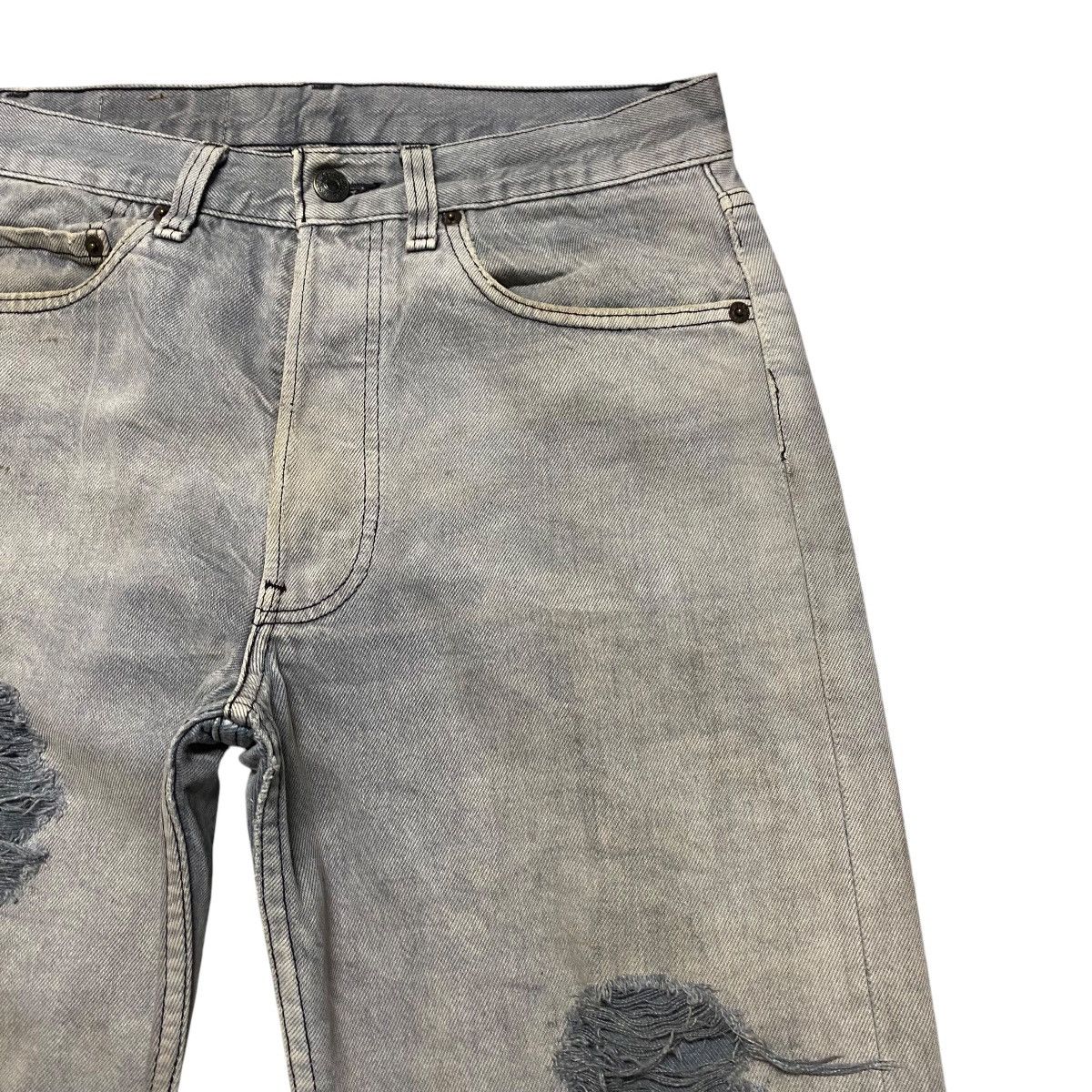 Levi's Vintage Levis 501 Blank Grunge Jeans Size US 30 / EU 46 - 5 Thumbnail