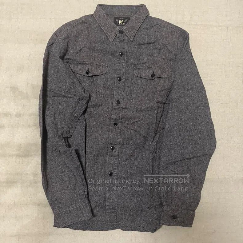 RRL Ralph Lauren RRL Ralph Lauren Old Dice Pepper Salt Shirt Size US XL / EU 56 / 4 - 5 Thumbnail