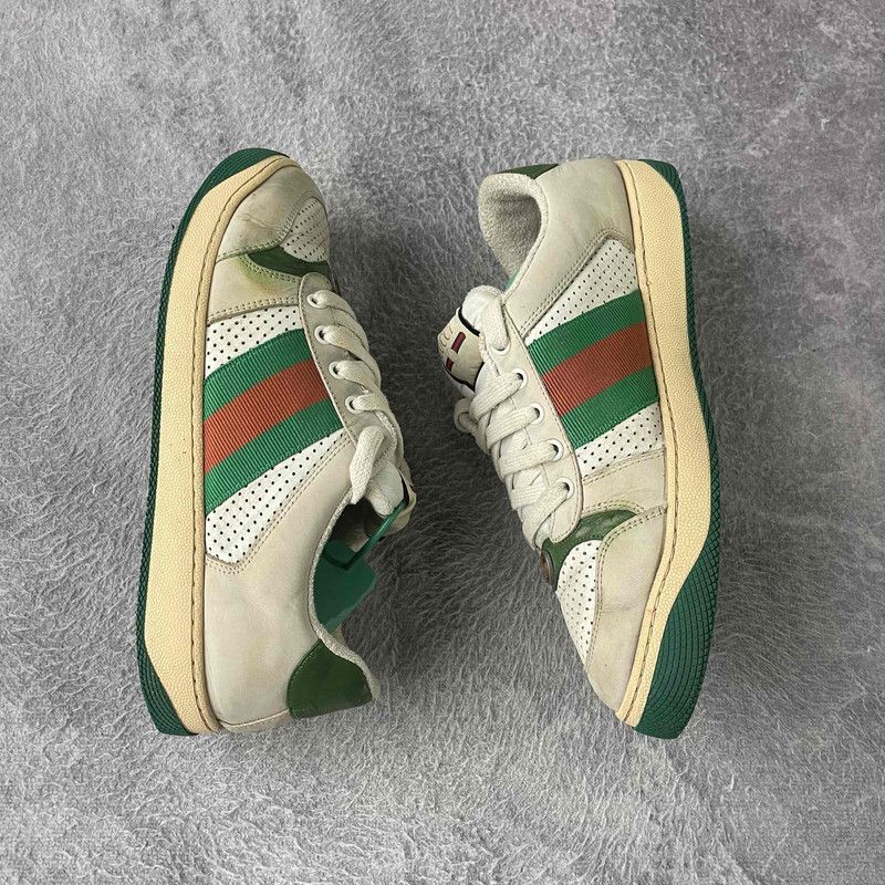 Gucci Gucci Screener Vintage-Style Sneakers for Men - Size US 7.5 / EU 40-41 - 7 Thumbnail