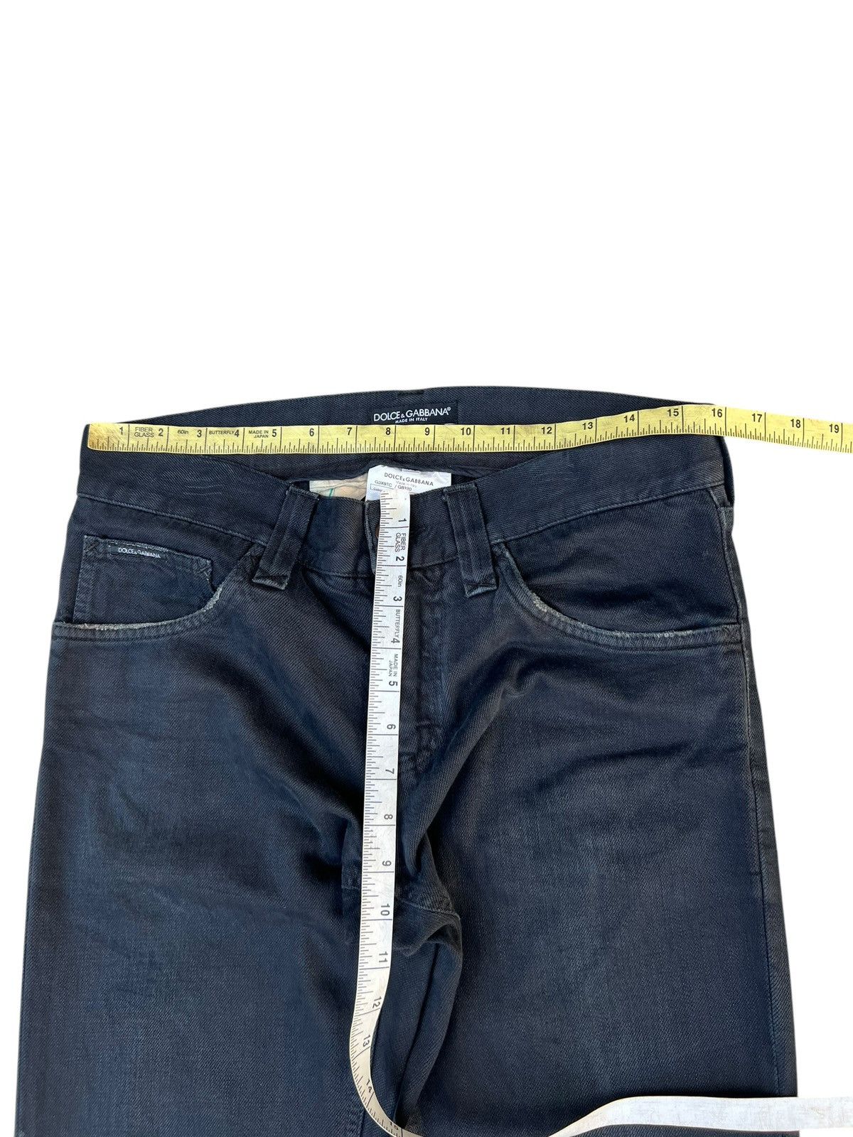 Dolce & Gabbana Dolce & Gabbana Distressed 14 Classic Black Denim Pant Size US 30 / EU 46 - 4 Thumbnail