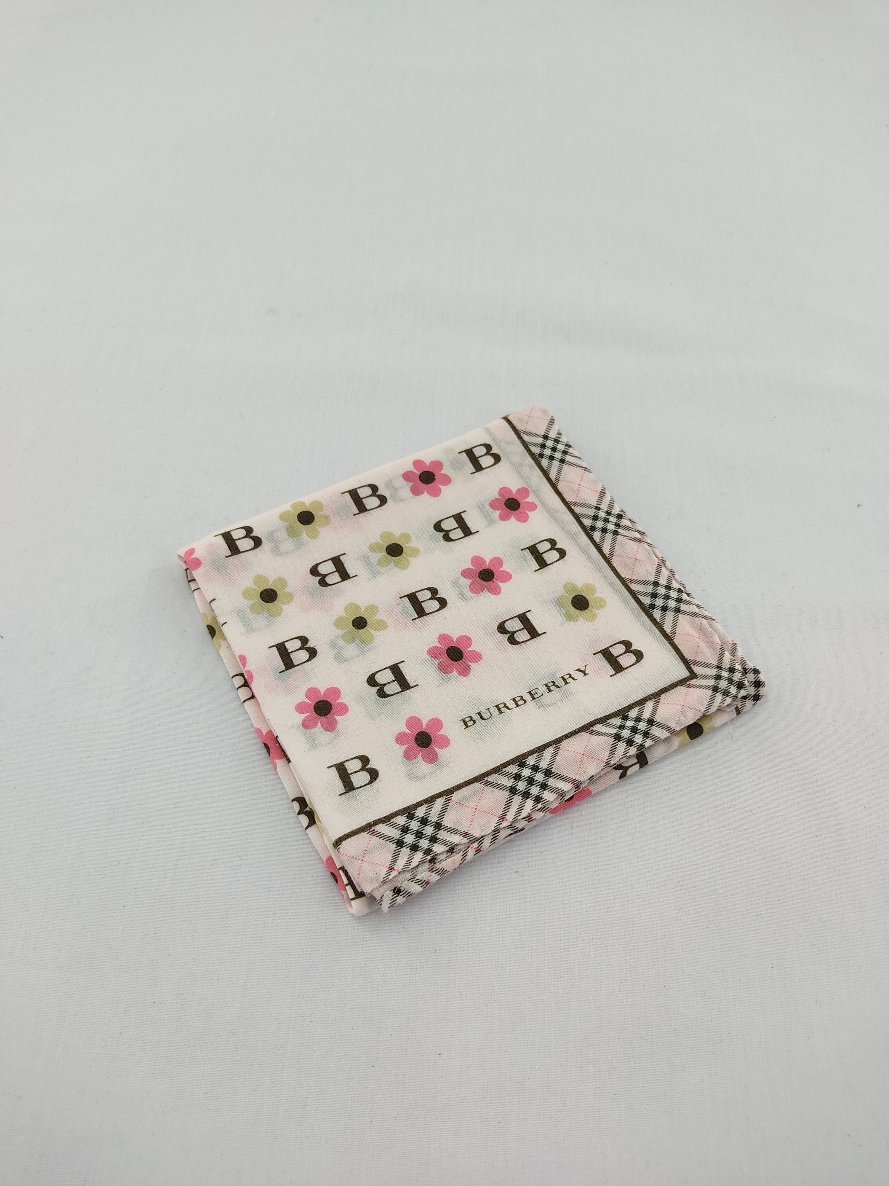 Burberry × Vintage Burberry Handkerchief / Neckwear / Bandana Size ONE SIZE - 2 Thumbnail