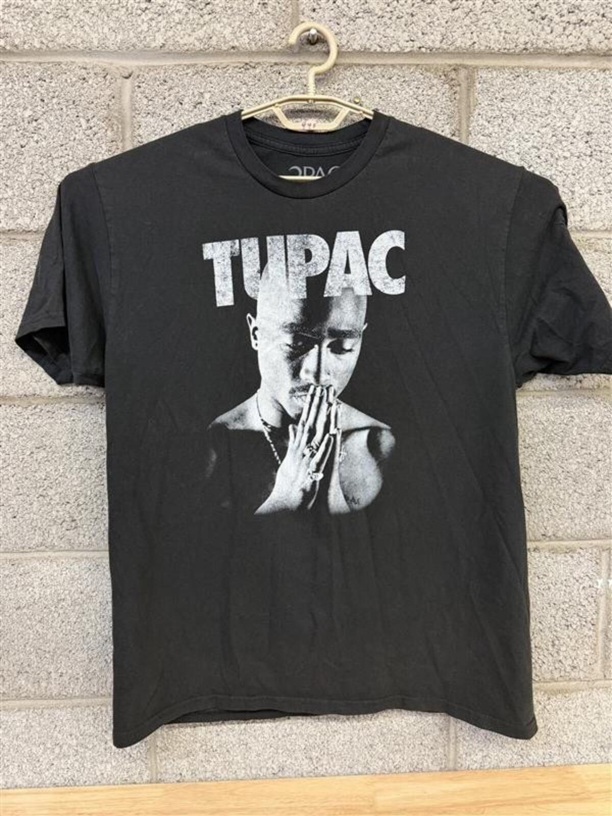 Other Tupac Shakur 2Pac Praying Hands T-Shirt XL Black Rap Hip Hop Size US XL / EU 56 / 4 - 1 Thumbnail
