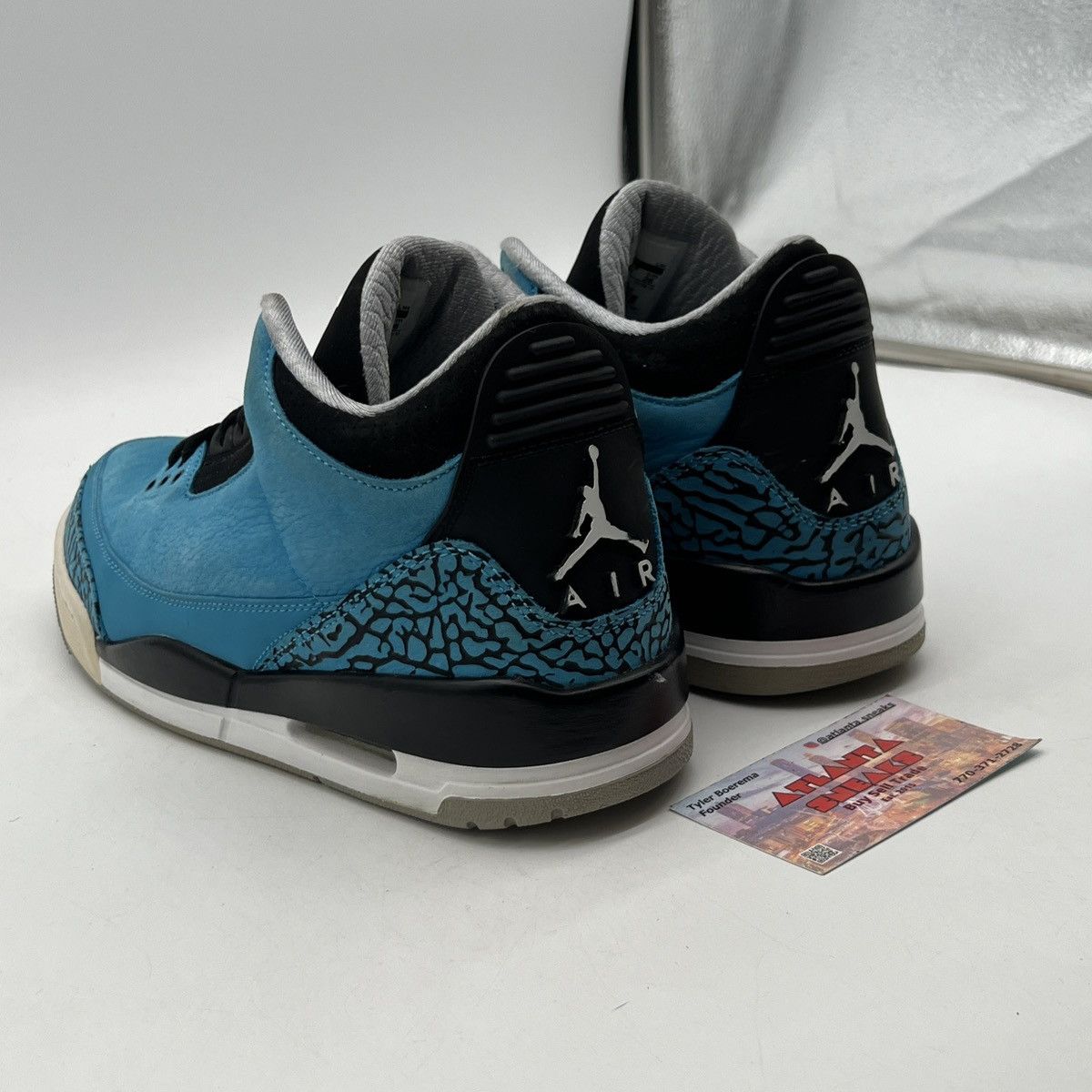 Jordan Brand Air Jordan 3 powder blue Size US 8 / EU 41 - 4 Thumbnail