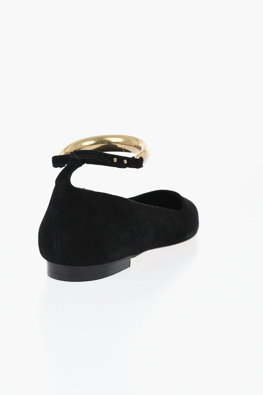 Isabel Marant og1mm0326 Point-Toe Suede Ballerinas in Black Size US 7 / IT 37 - 3 Thumbnail