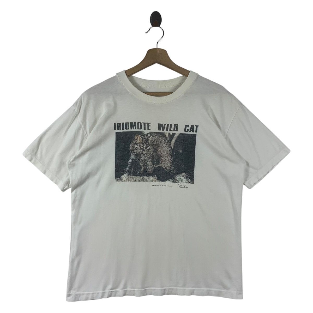 Japanese Brand × Vintage Vintage IRIOMOTE WILD CAT by makoto yokotsuka photo tee Size US L / EU 52-54 / 3 - 1 Thumbnail