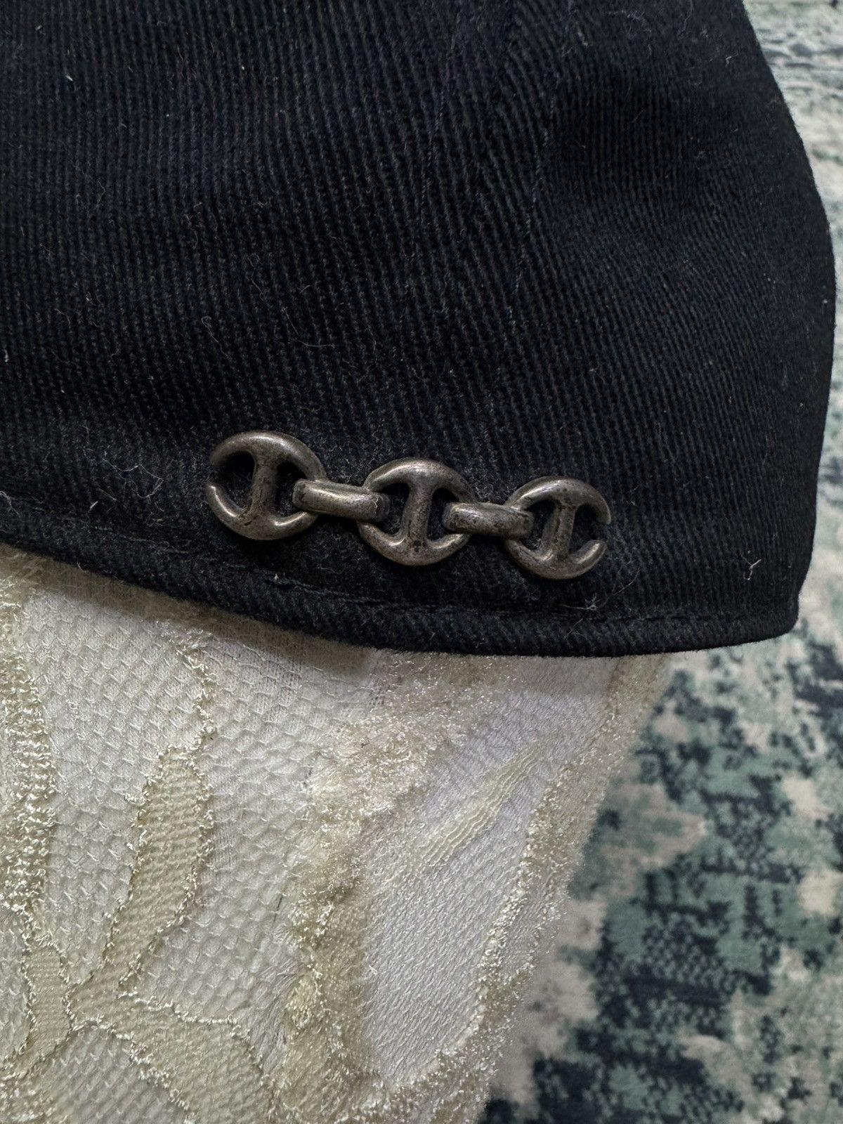 Hoorsenbuhs HOORSENBUHS WOOL FLAT BLACK FITTED CAP 60cm Size ONE SIZE - 9 Thumbnail