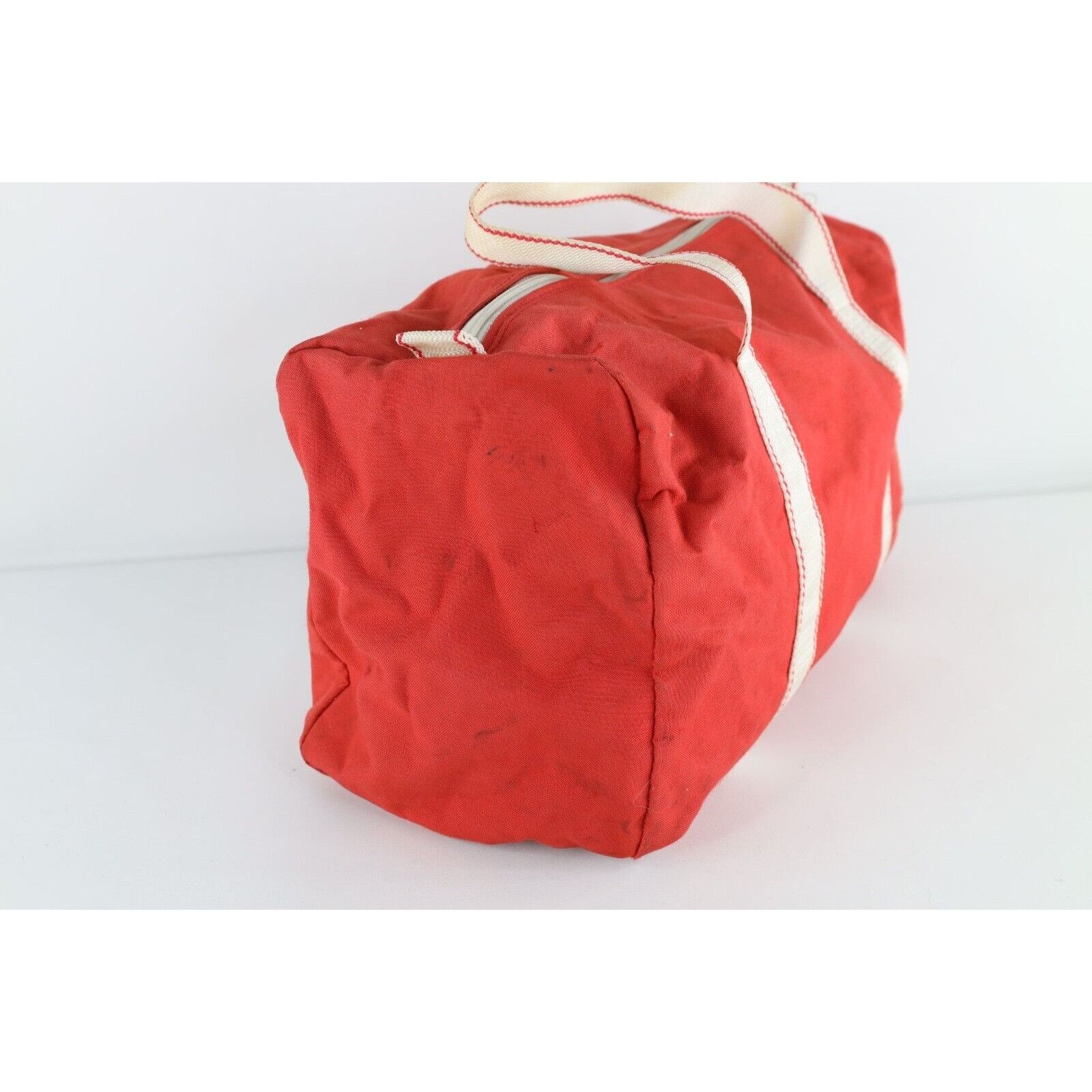 Vintage Vintage 70s Streetwear Distressed Canvas Handled Duffel Bag Size ONE SIZE - 7 Thumbnail