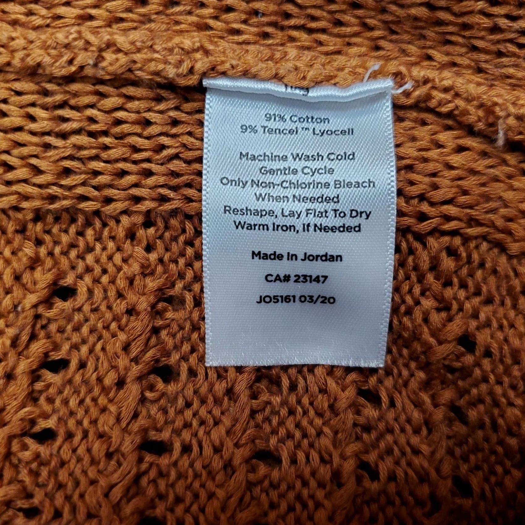Talbots Talbots Sweater Womens Small Brown Cotton Blend 3/4 Sleeve Knit Texture Pullover Casual Mens? Girls? Size S / US 4 / IT 40 - 5 Thumbnail