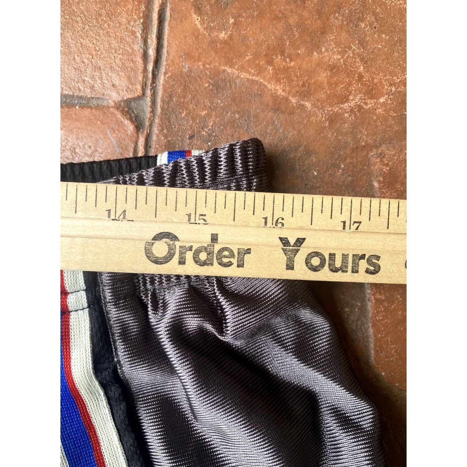 Champion VINTAGE? No — Official Champion Athletic Spell Out Black Basketball Shorts 1X Men Basketball Shorts 1X Black Champion Athletic Shorts Men Size US 36 / EU 52 - 6 Thumbnail