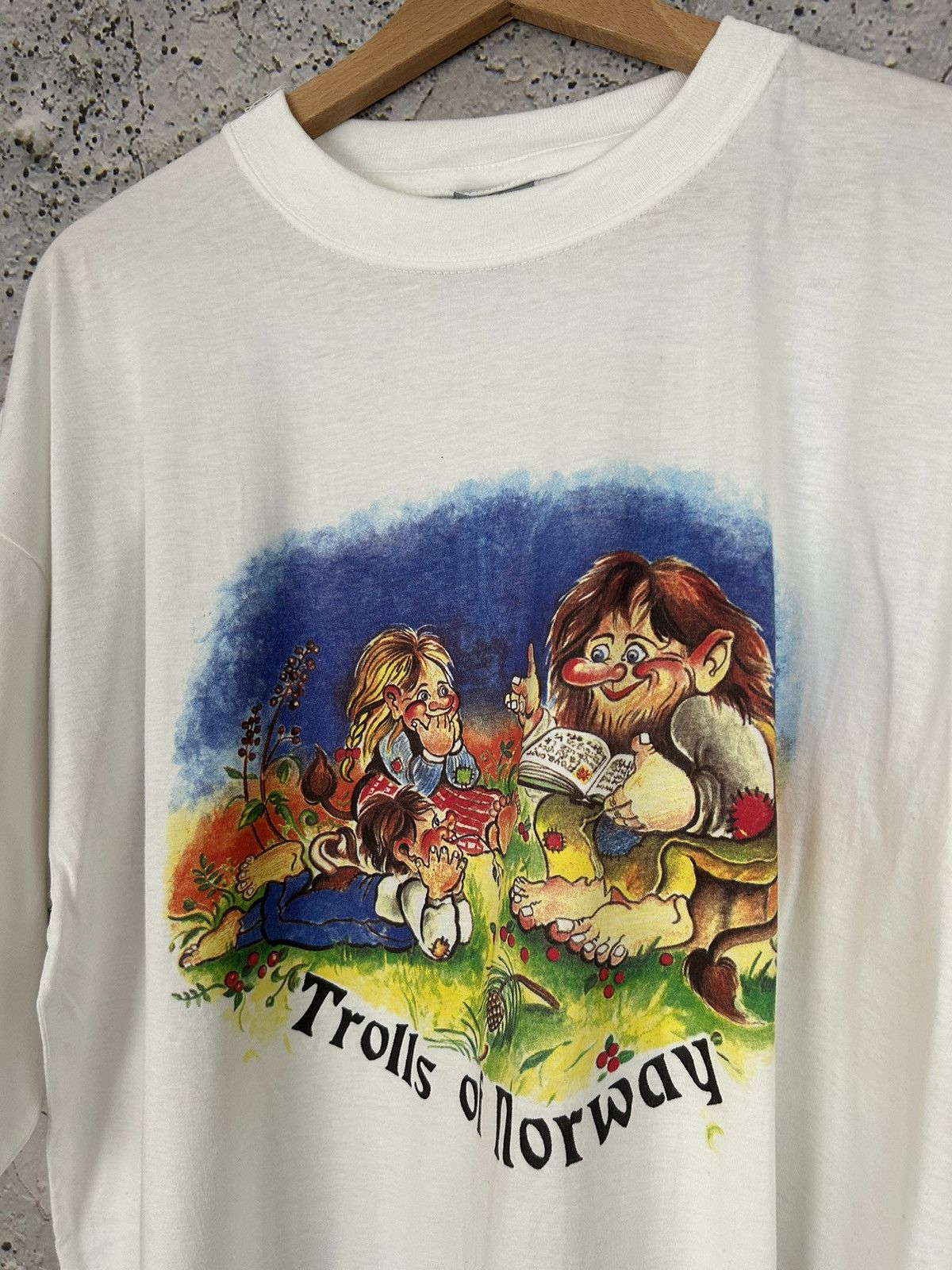 Other Vintage Trolls of Norway Retro Graphic Tee Hype 90s Size US L / EU 52-54 / 3 - 3 Thumbnail
