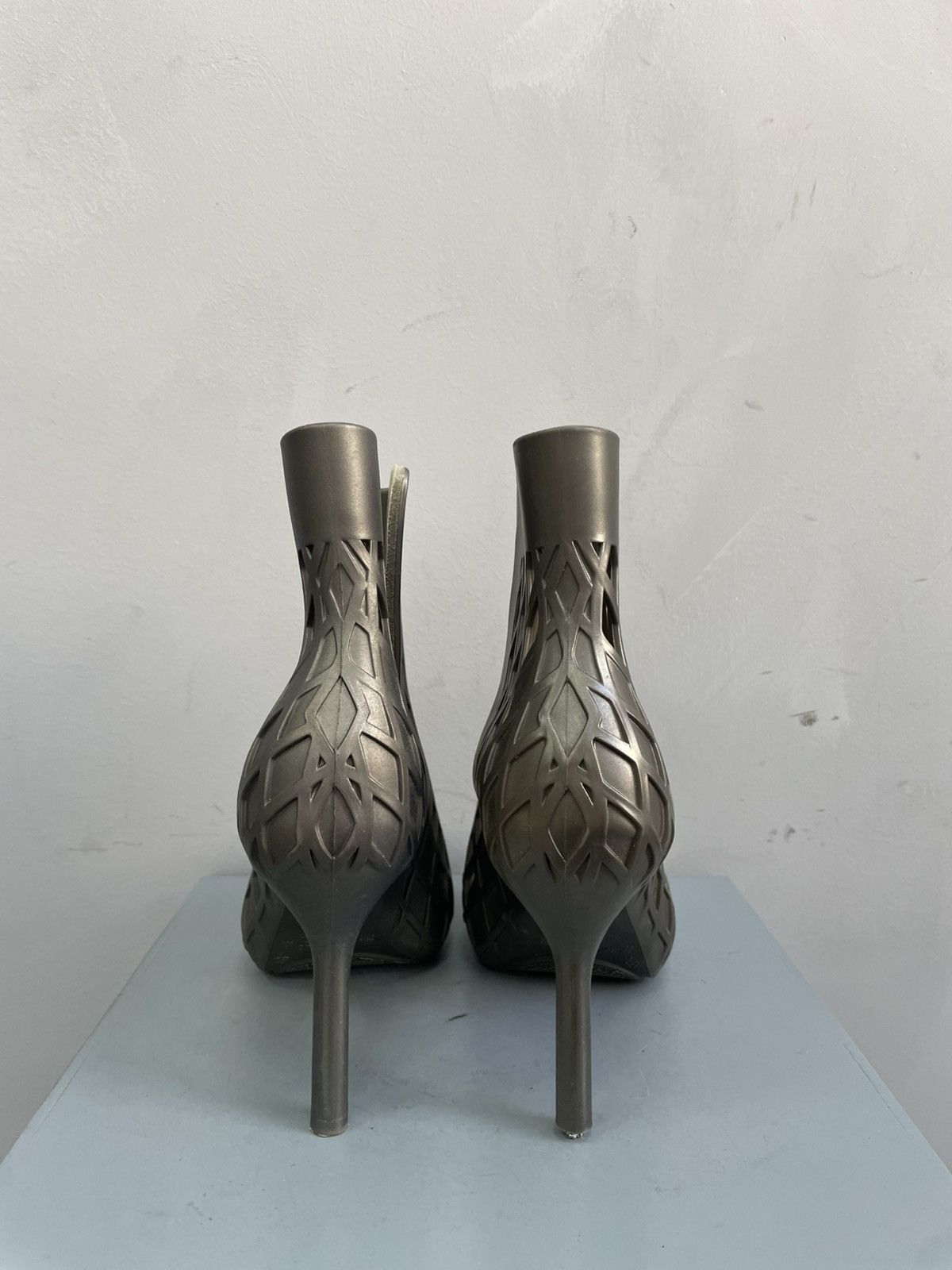 Jean Paul Gaultier Rare rubber melissa x jean paul gaultier heel boots Size US 11 / IT 41 - 5 Thumbnail