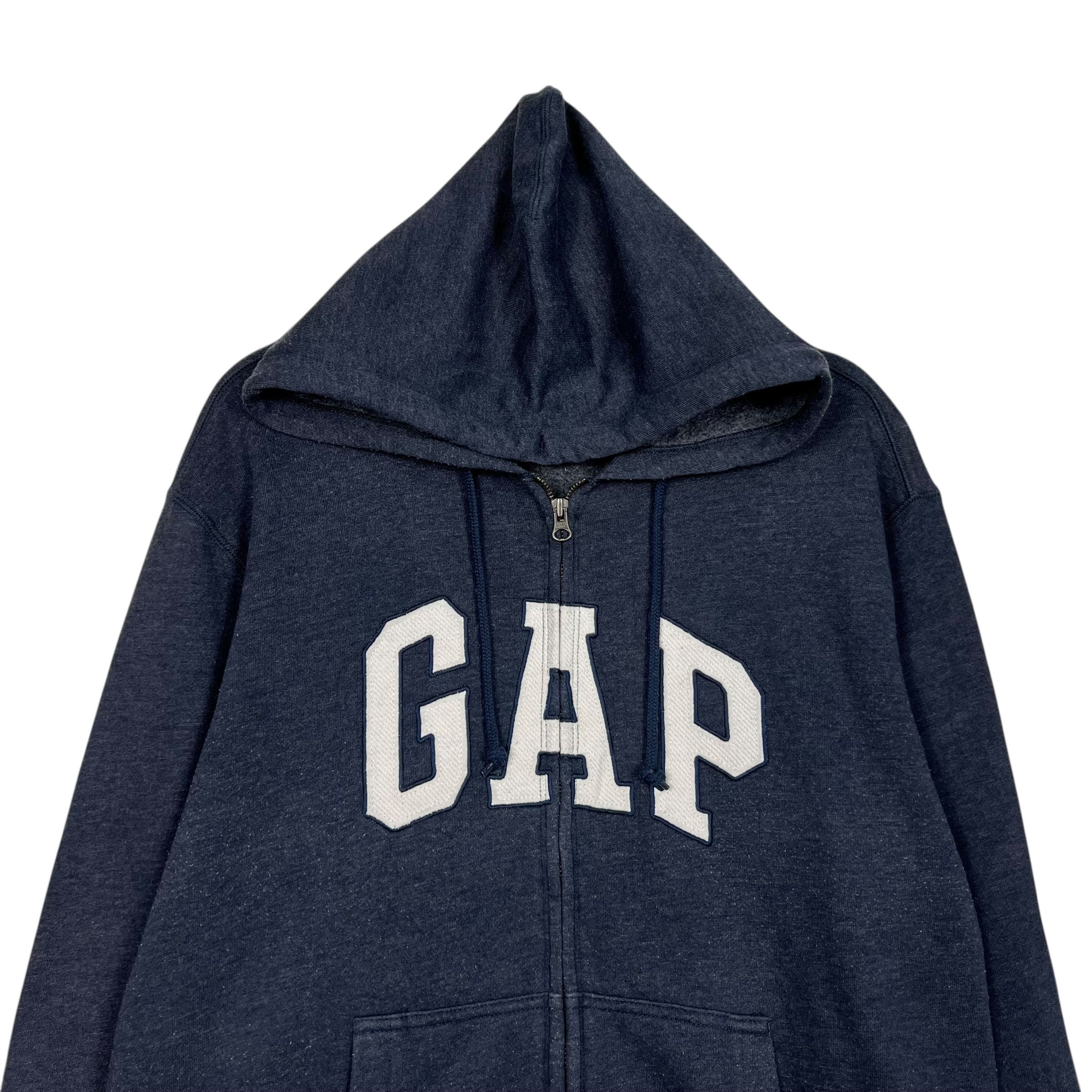 Gap GAP Spellout Big Logo Zipper Hoodie Sweatshirt #3835-C175 Size US L / EU 52-54 / 3 - 2 Thumbnail