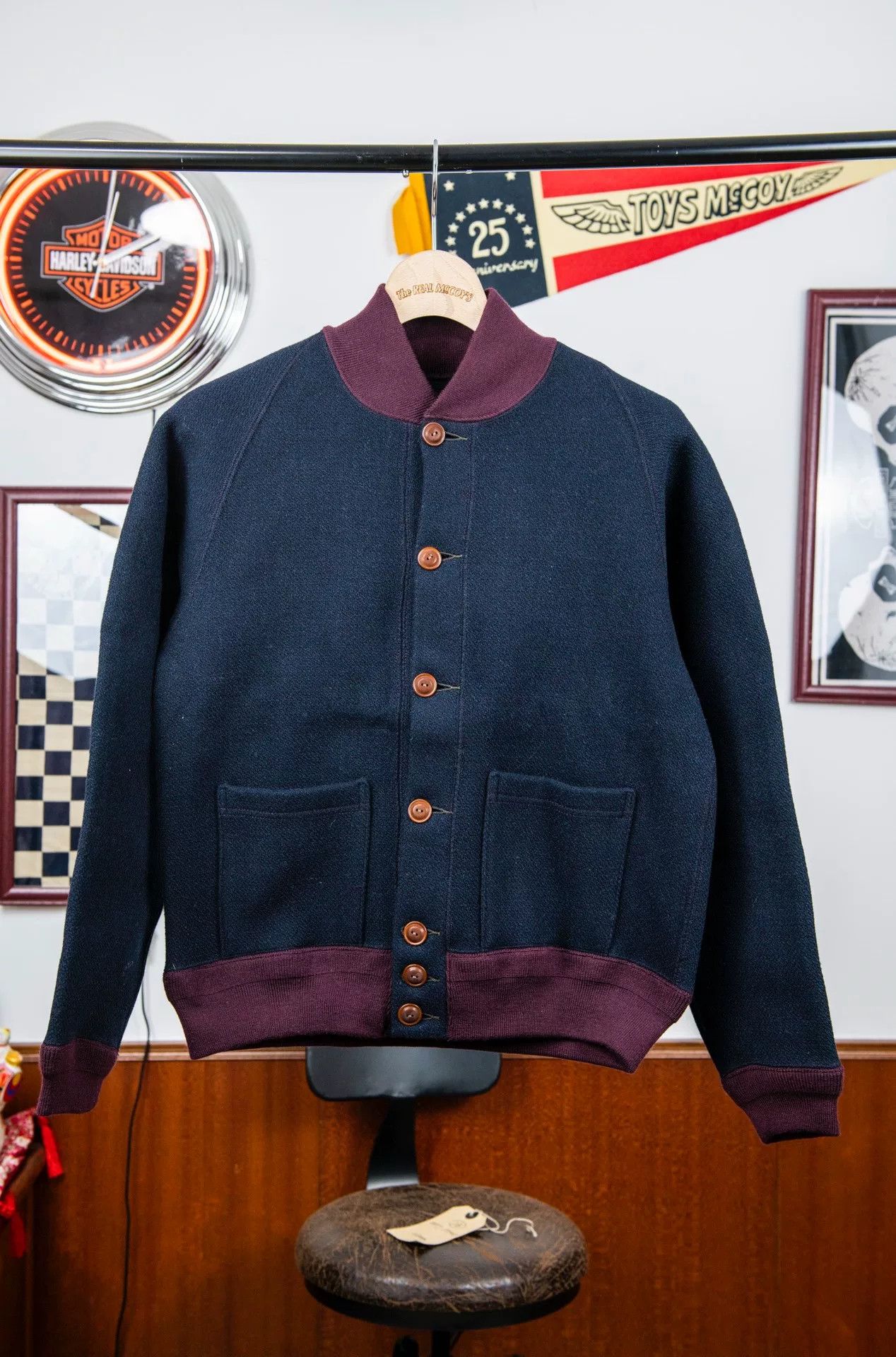 BLACK SIGN Black Wool A-1 Jacket for Sale Size US M / EU 48-50 / 2 - 1 Thumbnail