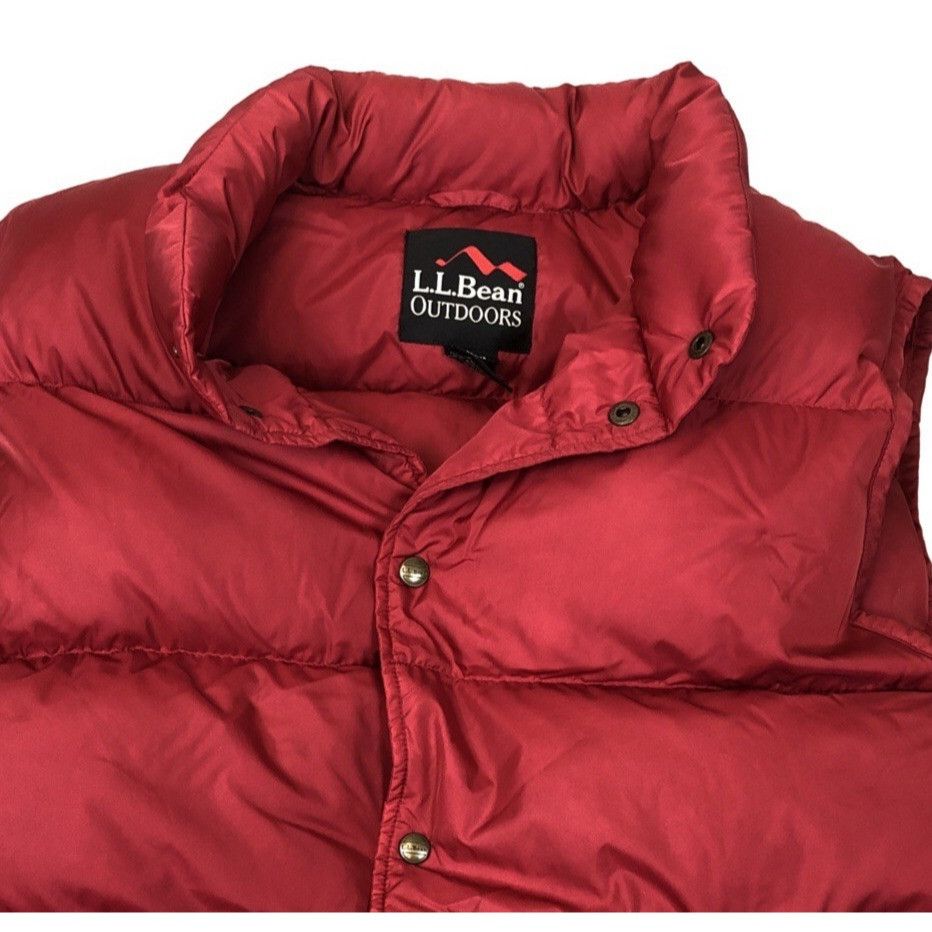 L.L. Bean LL Bean Outdoors Men's Goose Down Puffer Vest Size US L / EU 52-54 / 3 - 3 Thumbnail