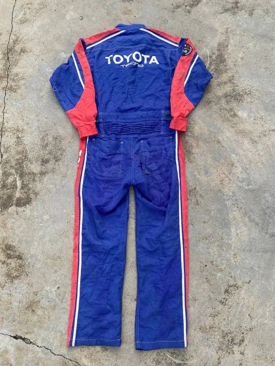 Nissan 🔥Trashed 90s Distressed DESTROYED Toyota PATCHED Coverall Size US L / EU 52-54 / 3 - 3 Thumbnail