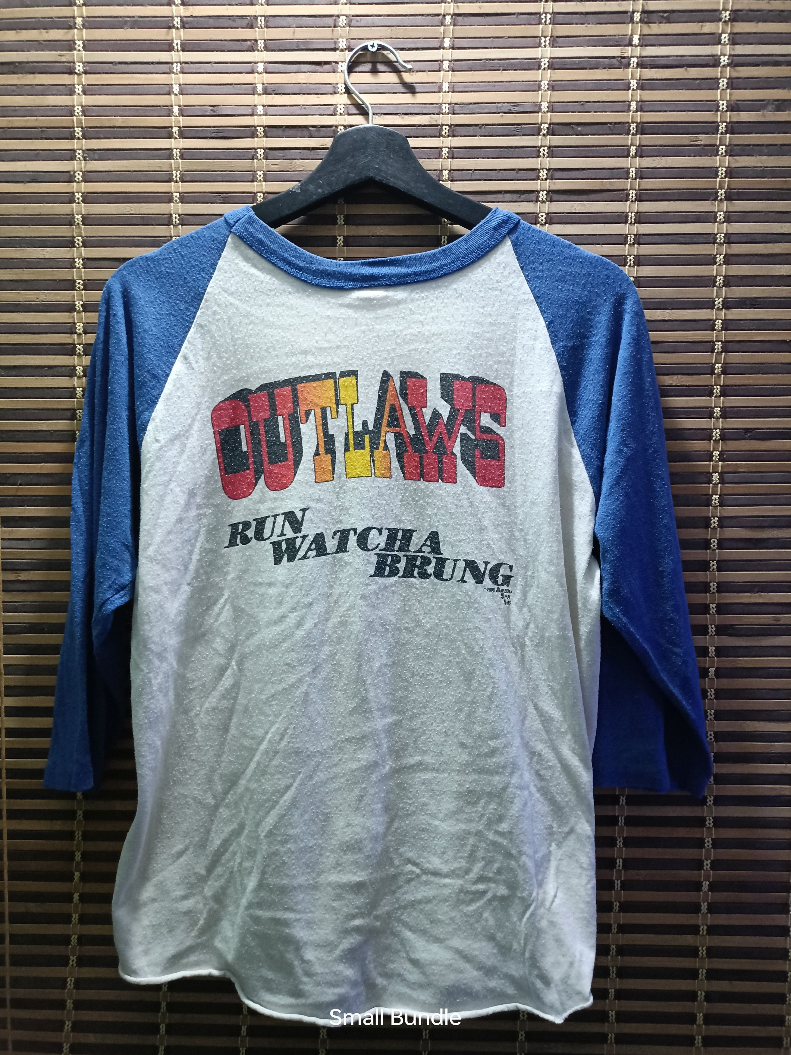 Vintage Vintage 80s World Of Outlaws Size US M / EU 48-50 / 2 - 2 Thumbnail