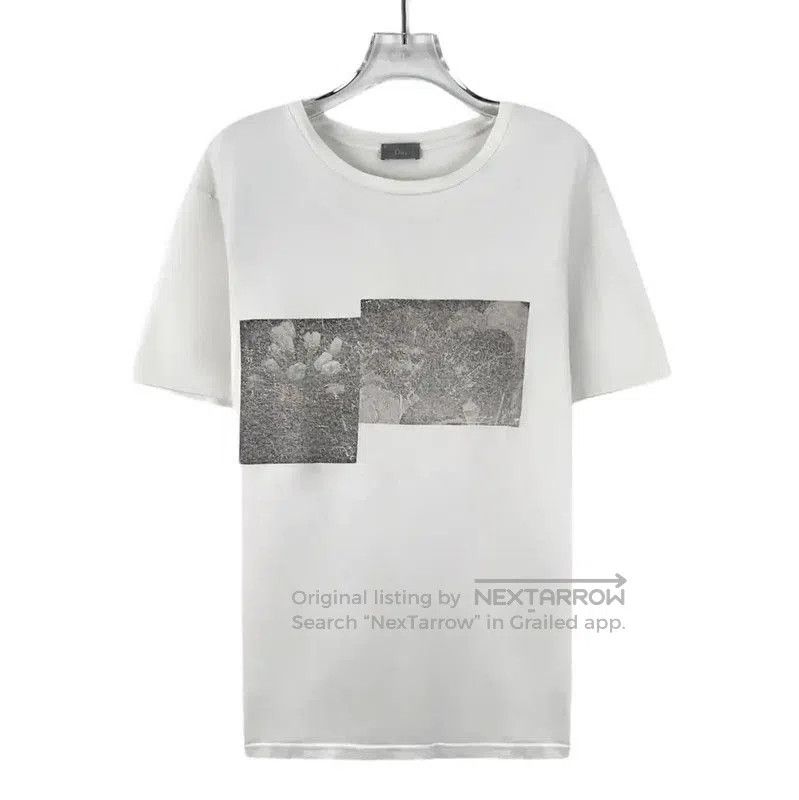Dior Dior White Cotton Women's T. Size L / US 10 / IT 46 - 1 Thumbnail