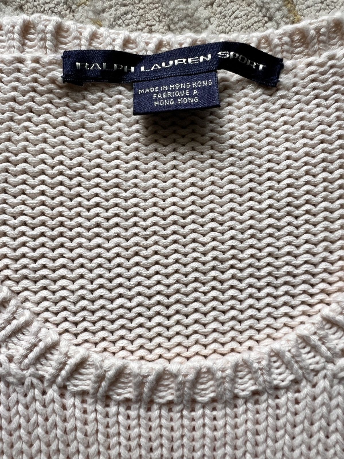 Polo Ralph Lauren × Ralph Lauren Sport Vtg Ralph Lauren Knitted Polo Sport America Flag Knitwear Size US M / EU 48-50 / 2 - 6 Thumbnail
