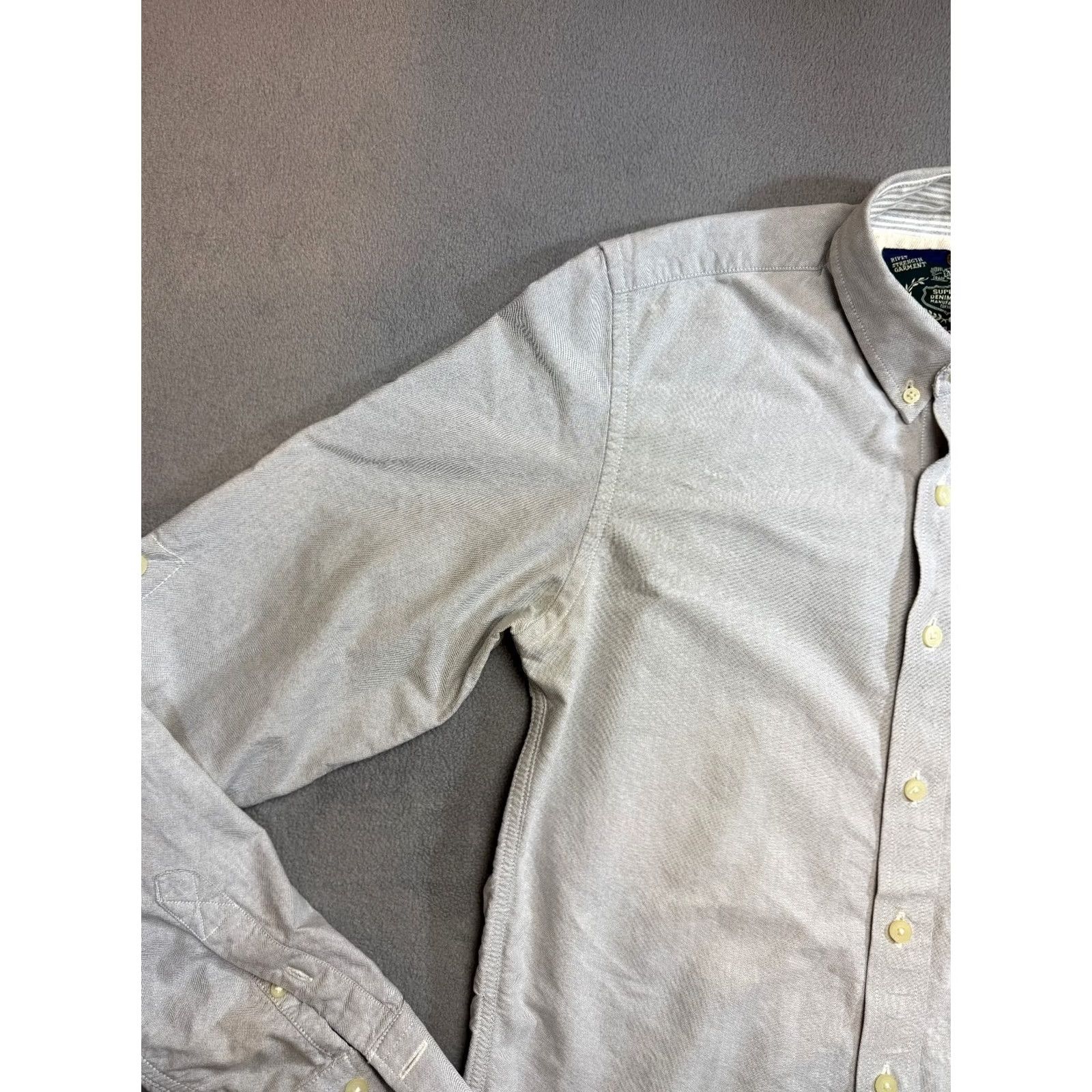 Superdry Superdry Denim Goods shirt Mens size L Gray Button Up Long Sleeve Size US L / EU 52-54 / 3 - 7 Thumbnail
