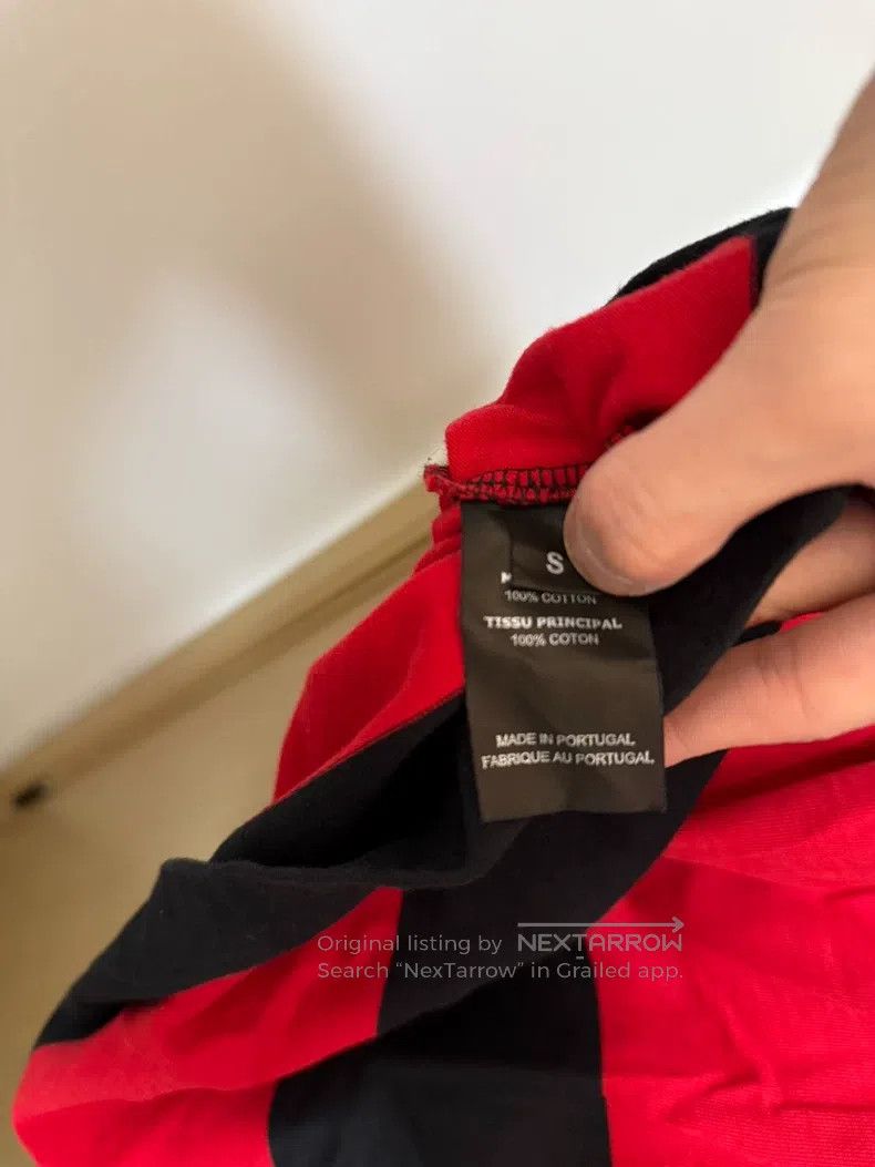 Vetements Vetements Black and Red Striped Hoodie Size US S / EU 44-46 / 1 - 3 Thumbnail