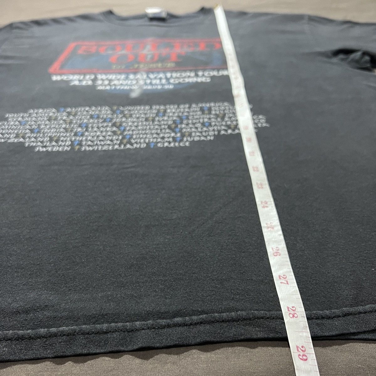 Vintage Vintage Y2K Souled Out to Jesus God Bible Holy Tour XL Faded Size US XL / EU 56 / 4 - 9 Thumbnail
