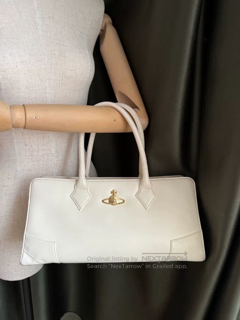 Vivienne Westwood Vivienne Westwood size os Vintage Saturn White Briefcase Size ONE SIZE - 1 Thumbnail